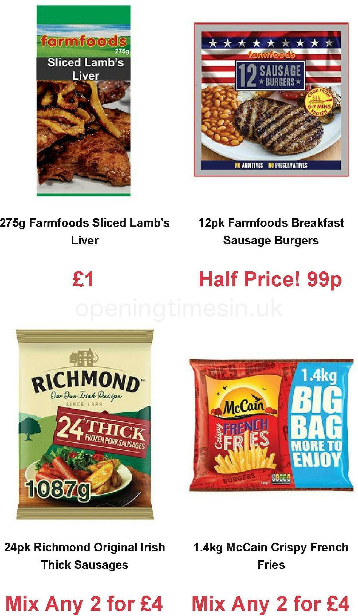 Farmfoods Offers from 5 January