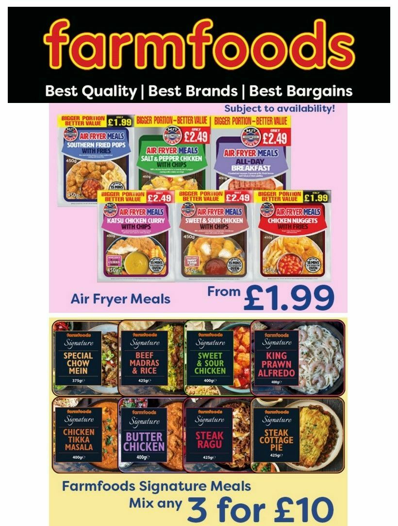 Farmfoods Offers from 2 September