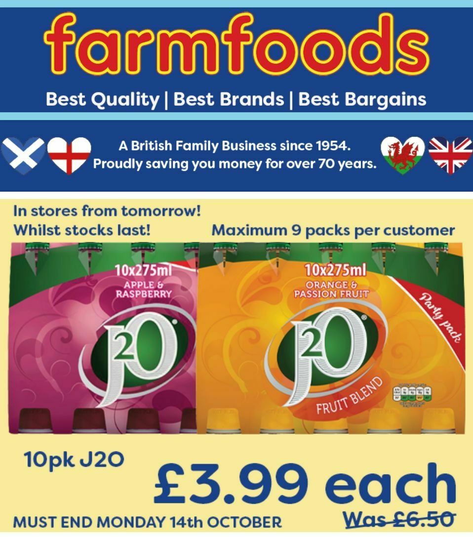 Farmfoods Offers from 5 October