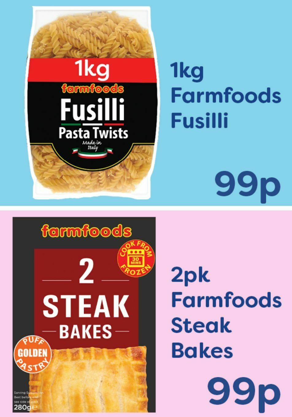 Farmfoods Offers from 3 January