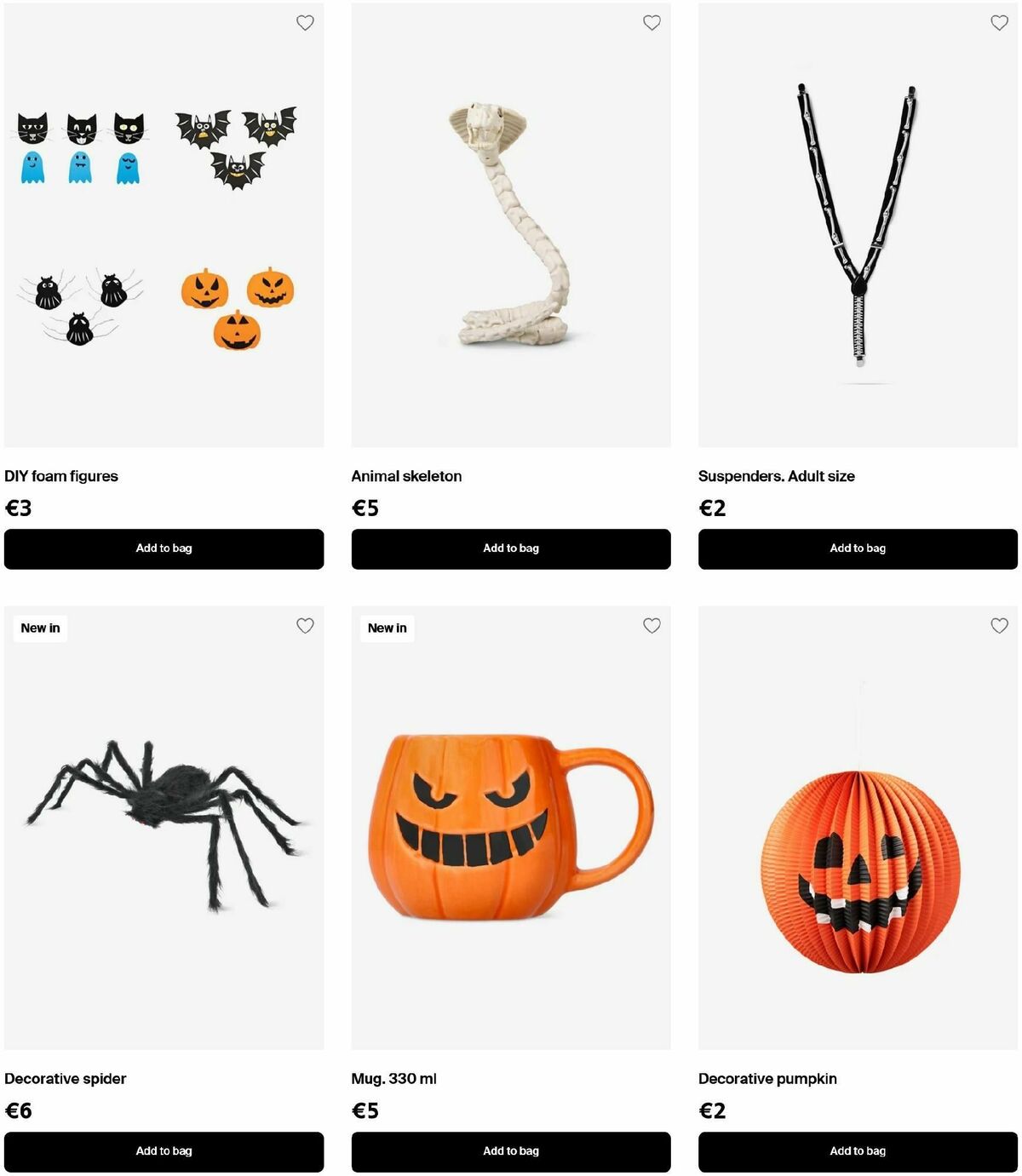 Flying Tiger Copenhagen Halloween Offers from 15 August