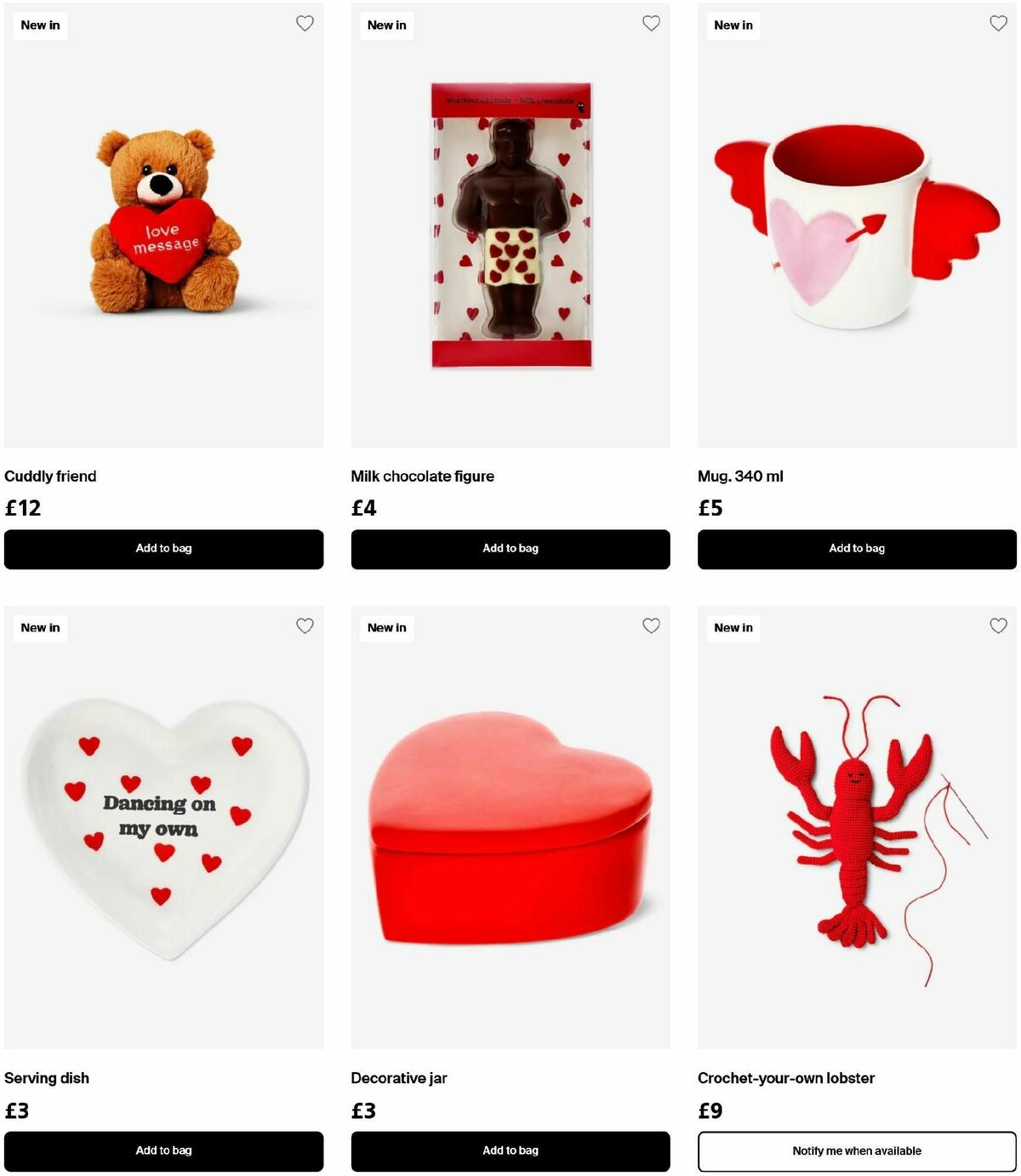 Flying Tiger Copenhagen Valentine's Day Offers from 13 January