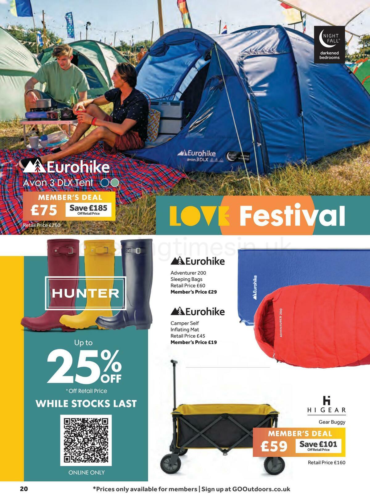 GO Outdoors Offers from 19 June