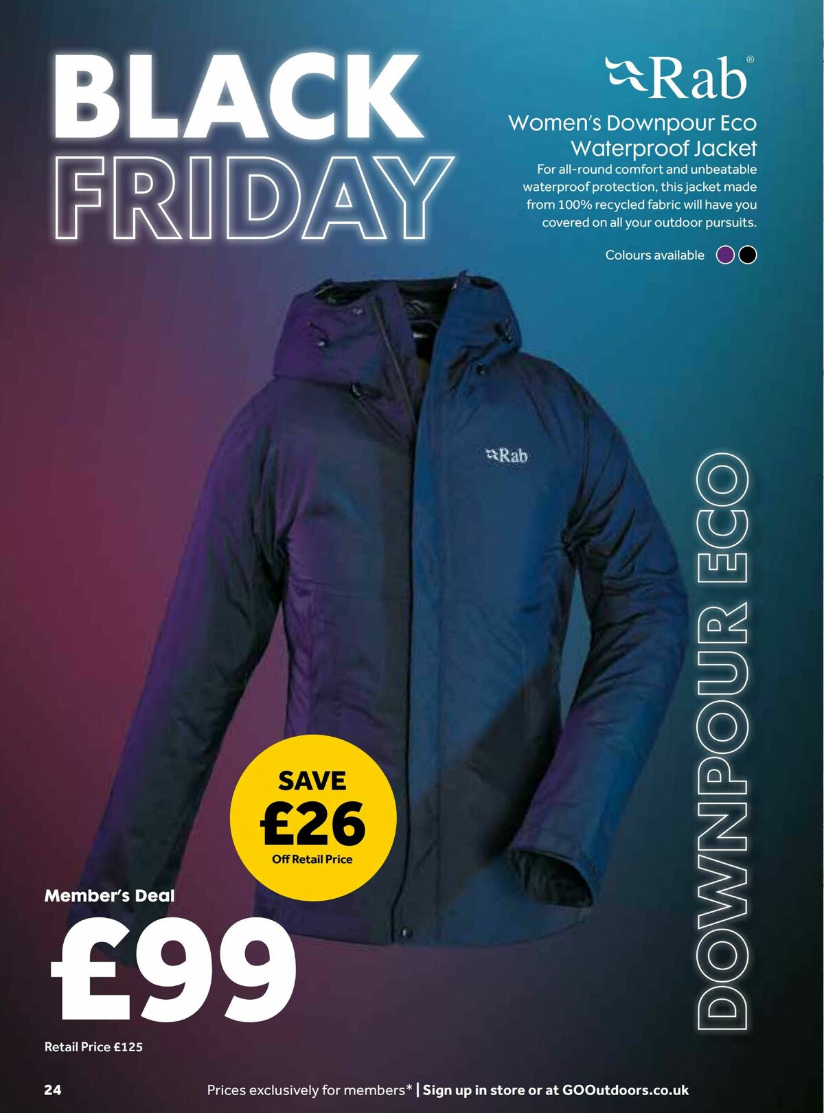 GO Outdoors Offers from 14 November