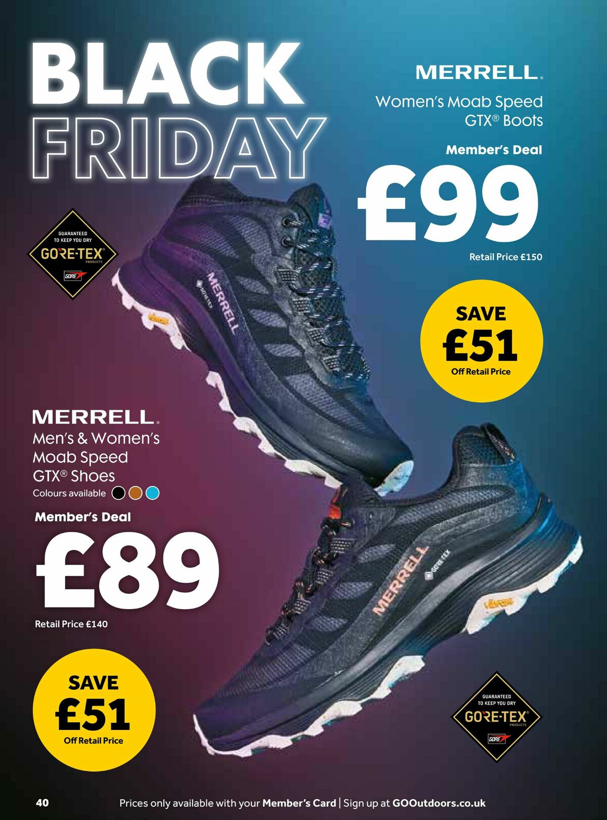 GO Outdoors Offers from 14 November