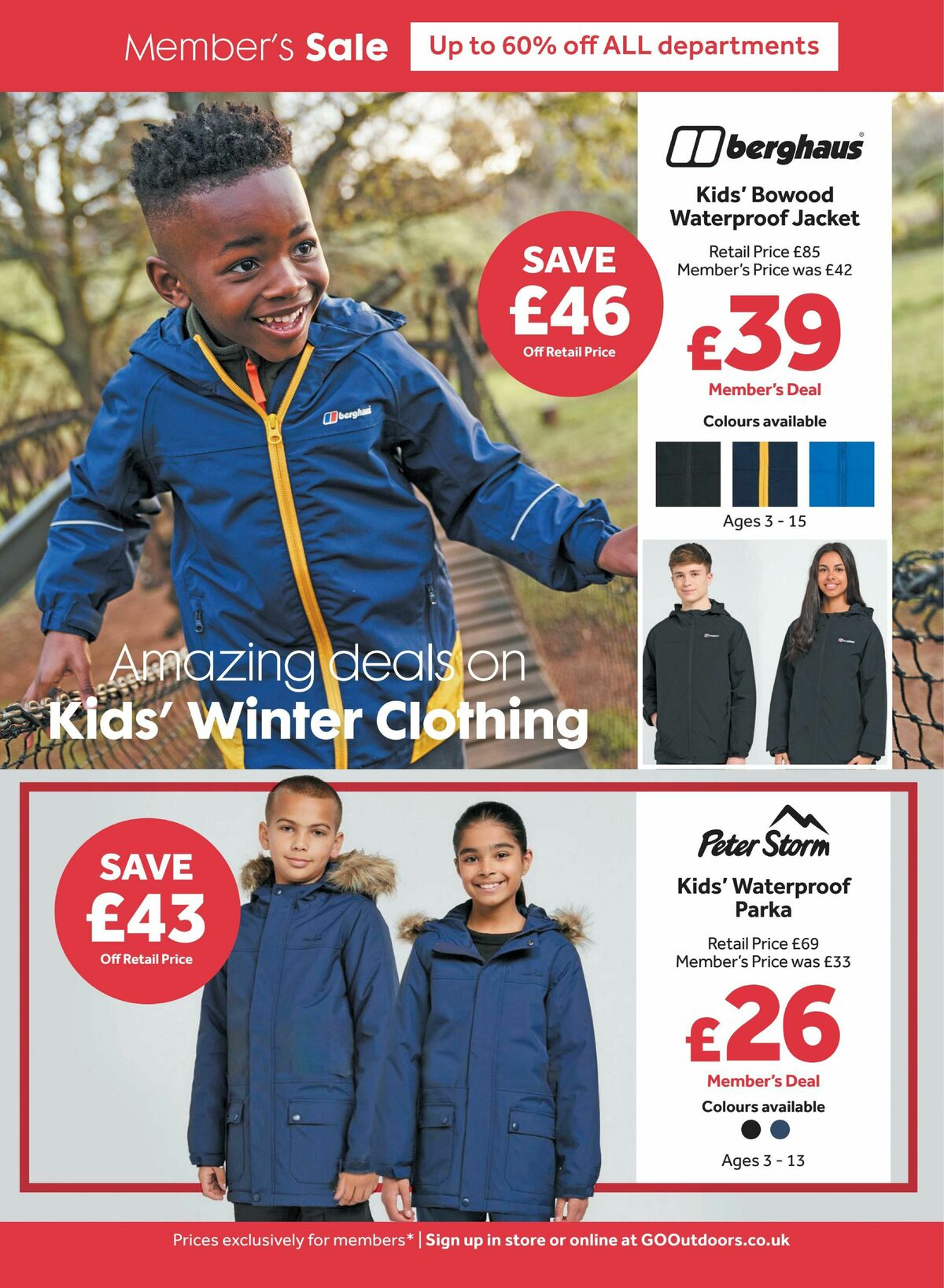 GO Outdoors Offers from 11 December