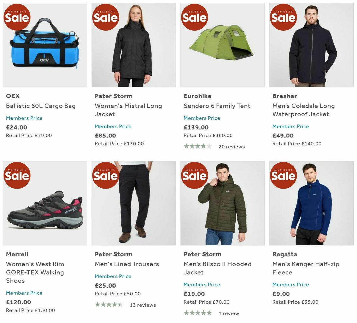 GO Outdoors Offers from 9 January