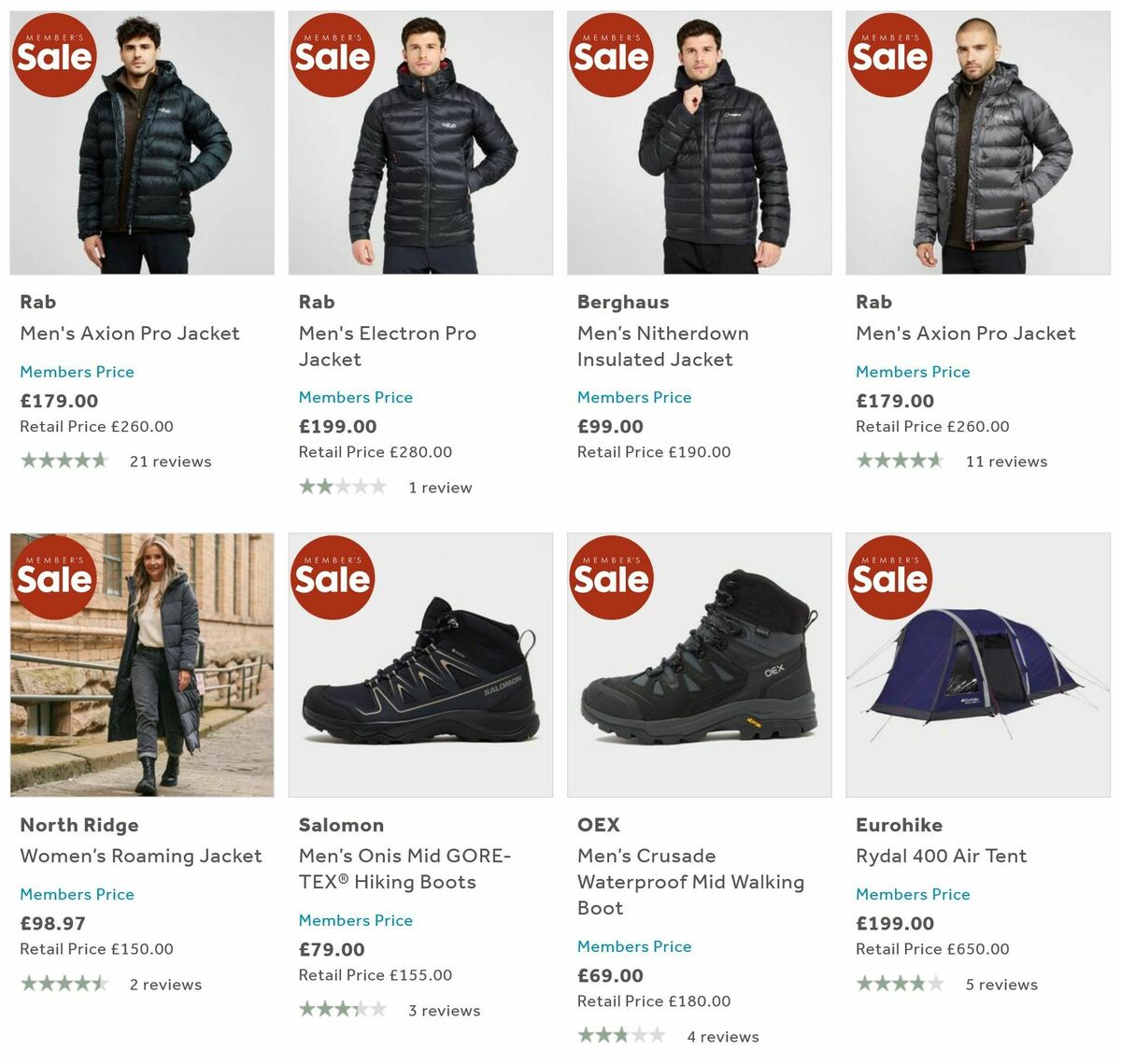 GO Outdoors Offers from 9 January