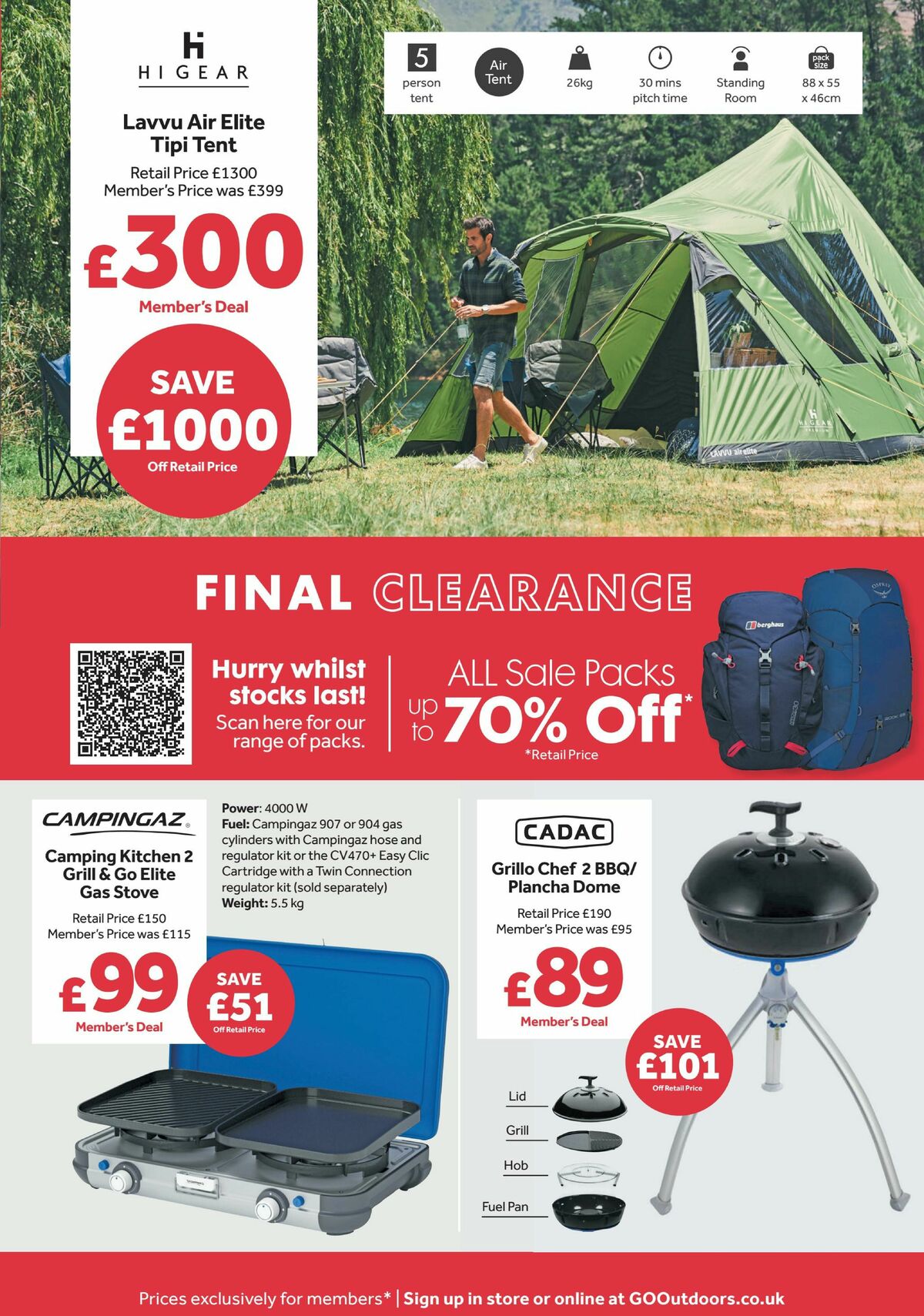 GO Outdoors Offers from 23 January