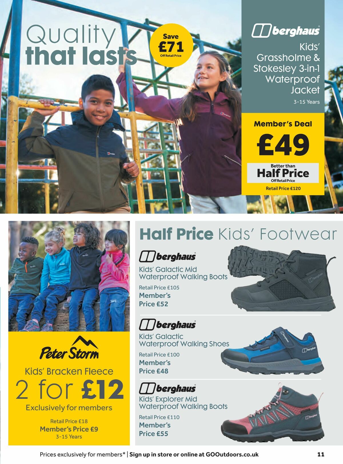 GO Outdoors Offers from 20 February