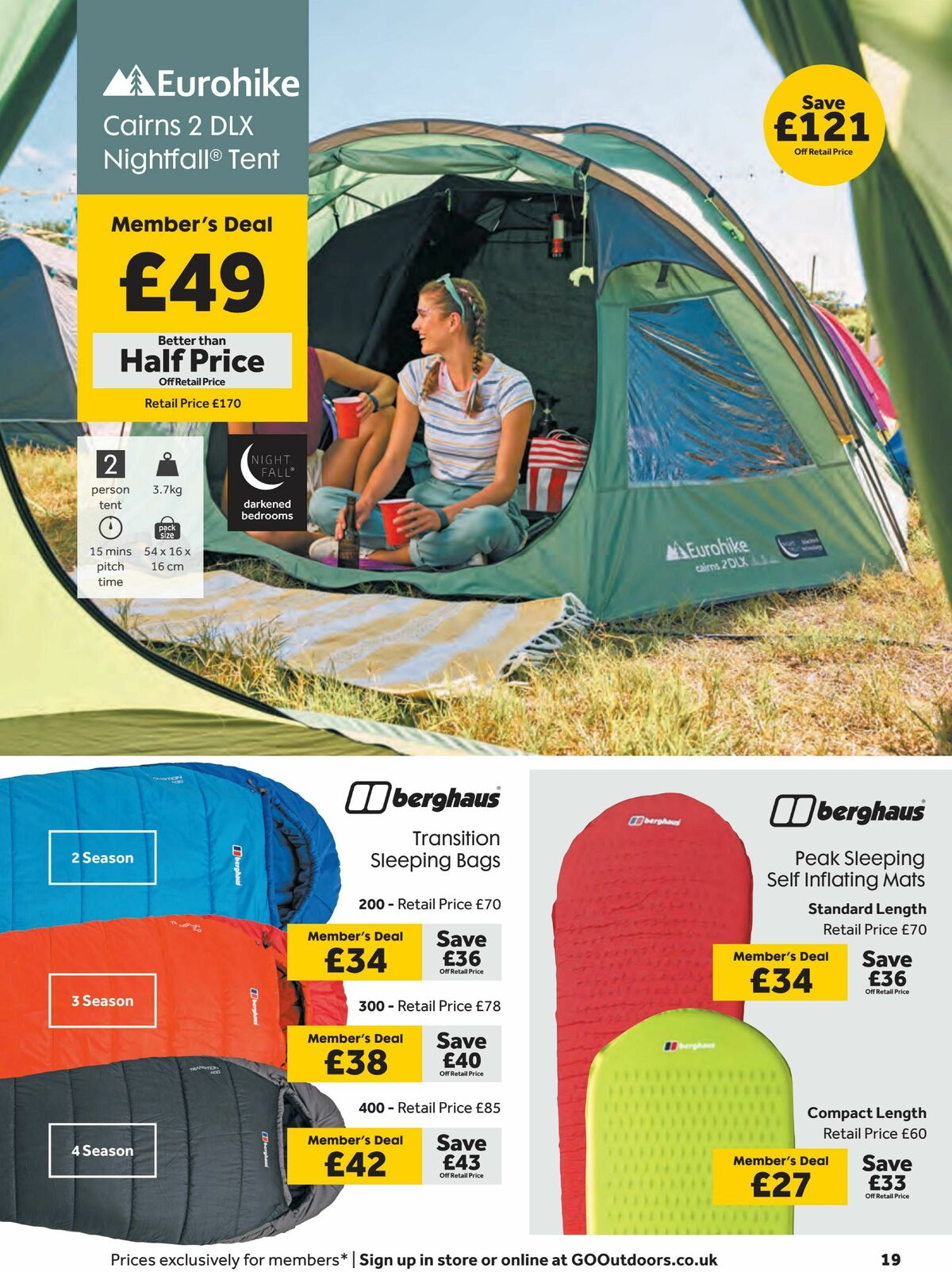 GO Outdoors Offers from 20 February