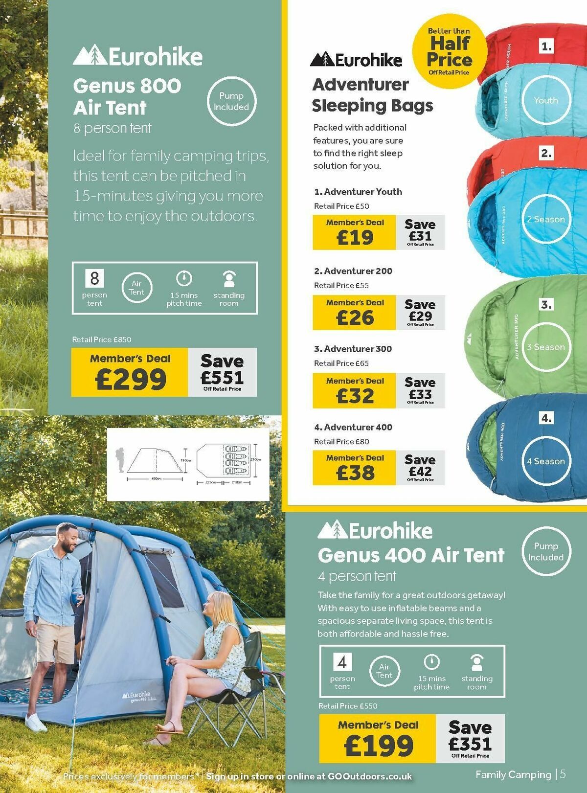 GO Outdoors Offers from 19 March