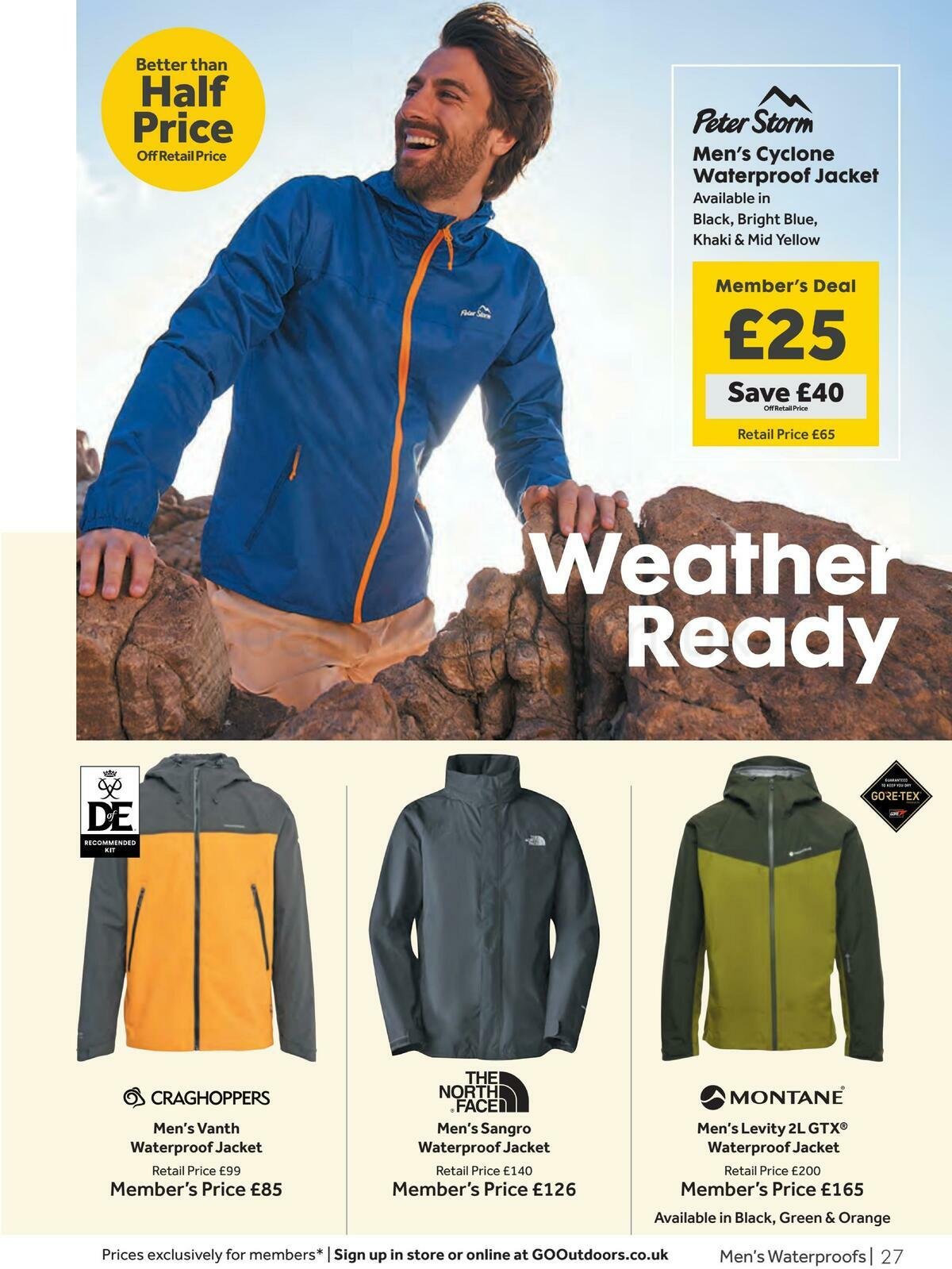 GO Outdoors Offers from 23 April