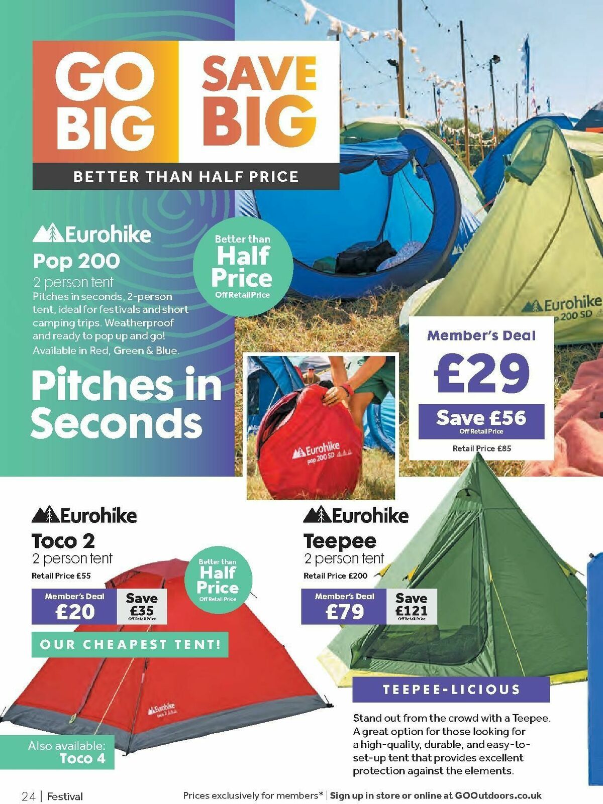 GO Outdoors Offers from 21 May