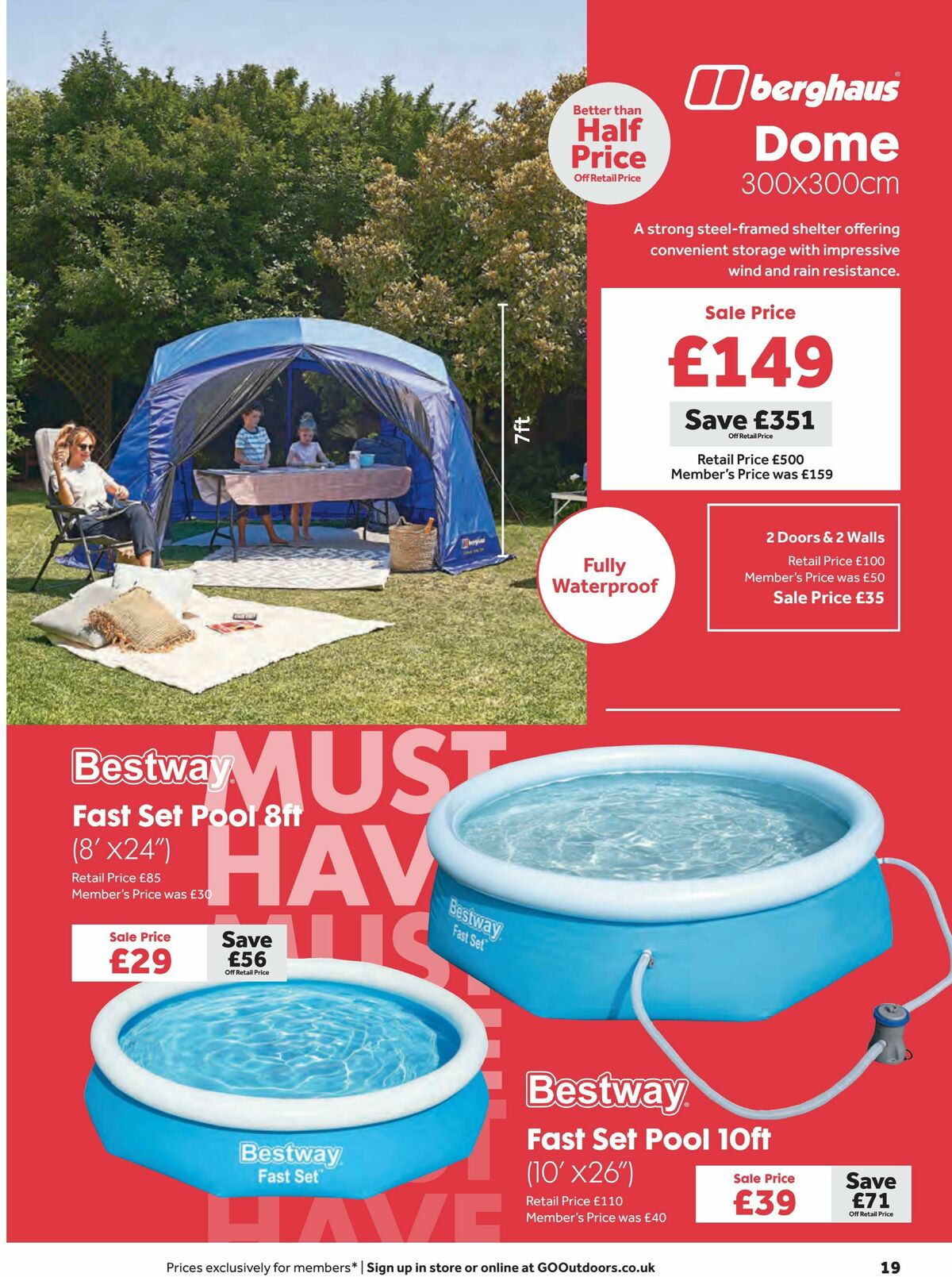 GO Outdoors Offers from 25 June