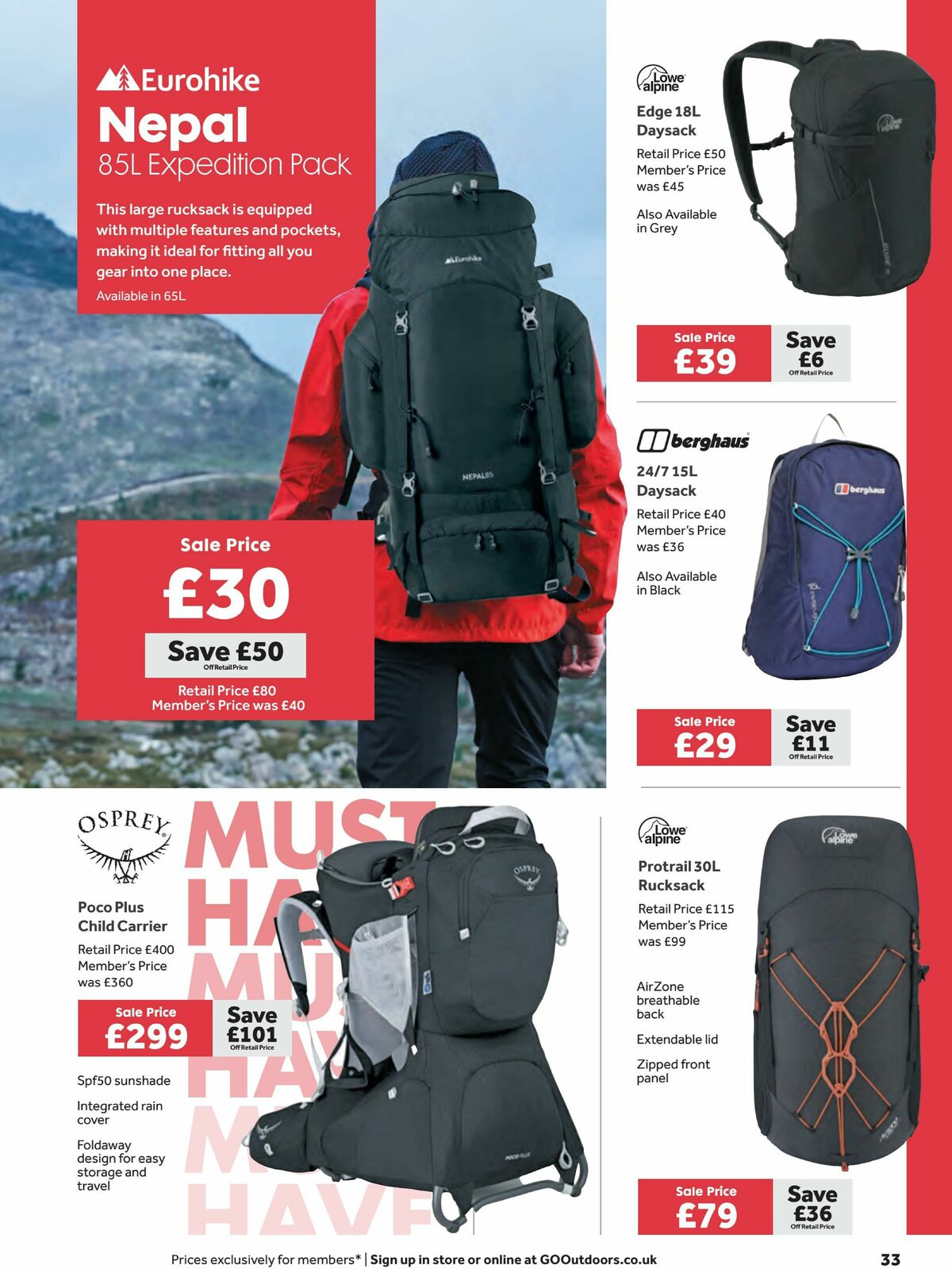 GO Outdoors Offers from 25 June