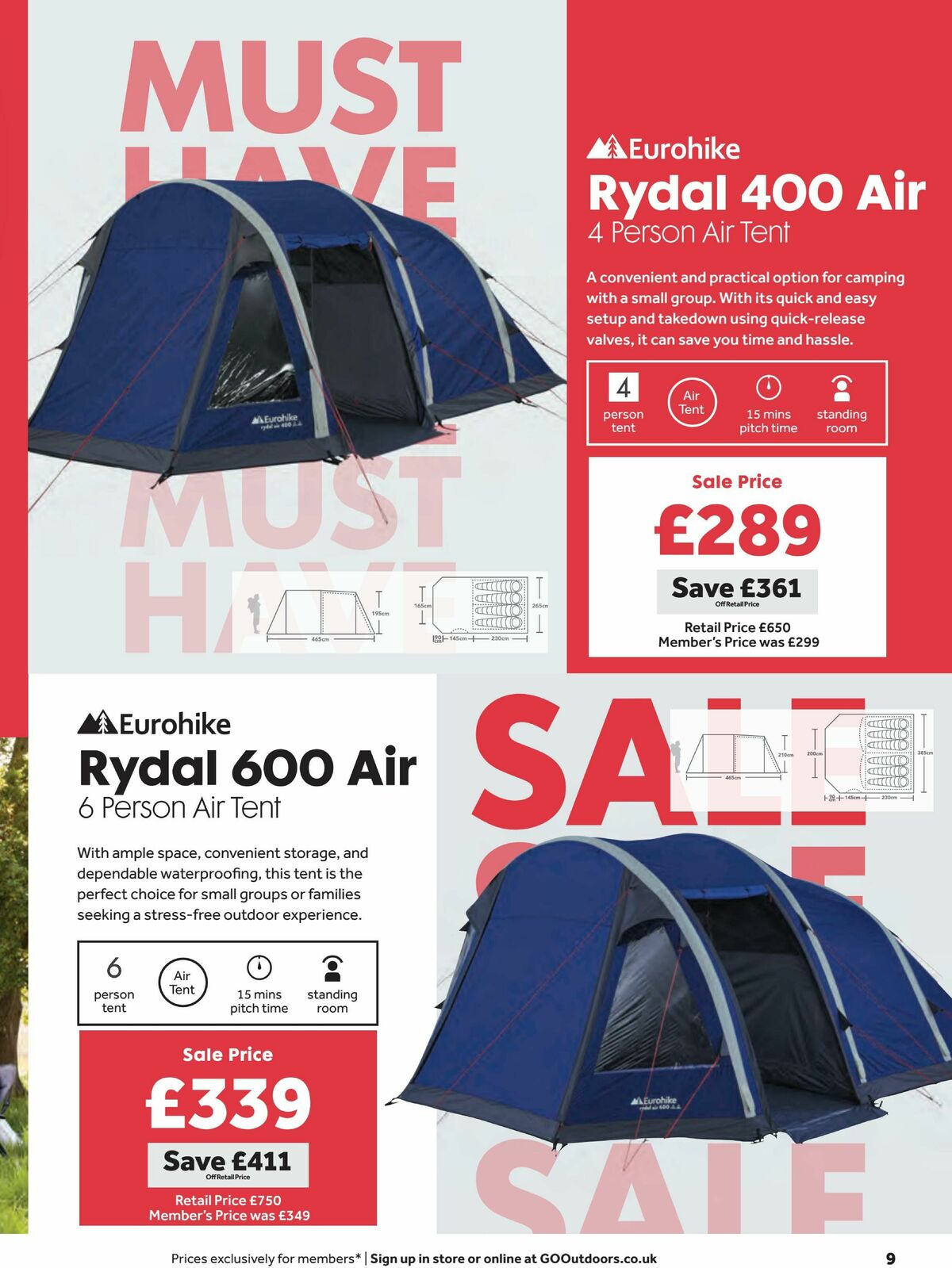 GO Outdoors Offers from 25 June