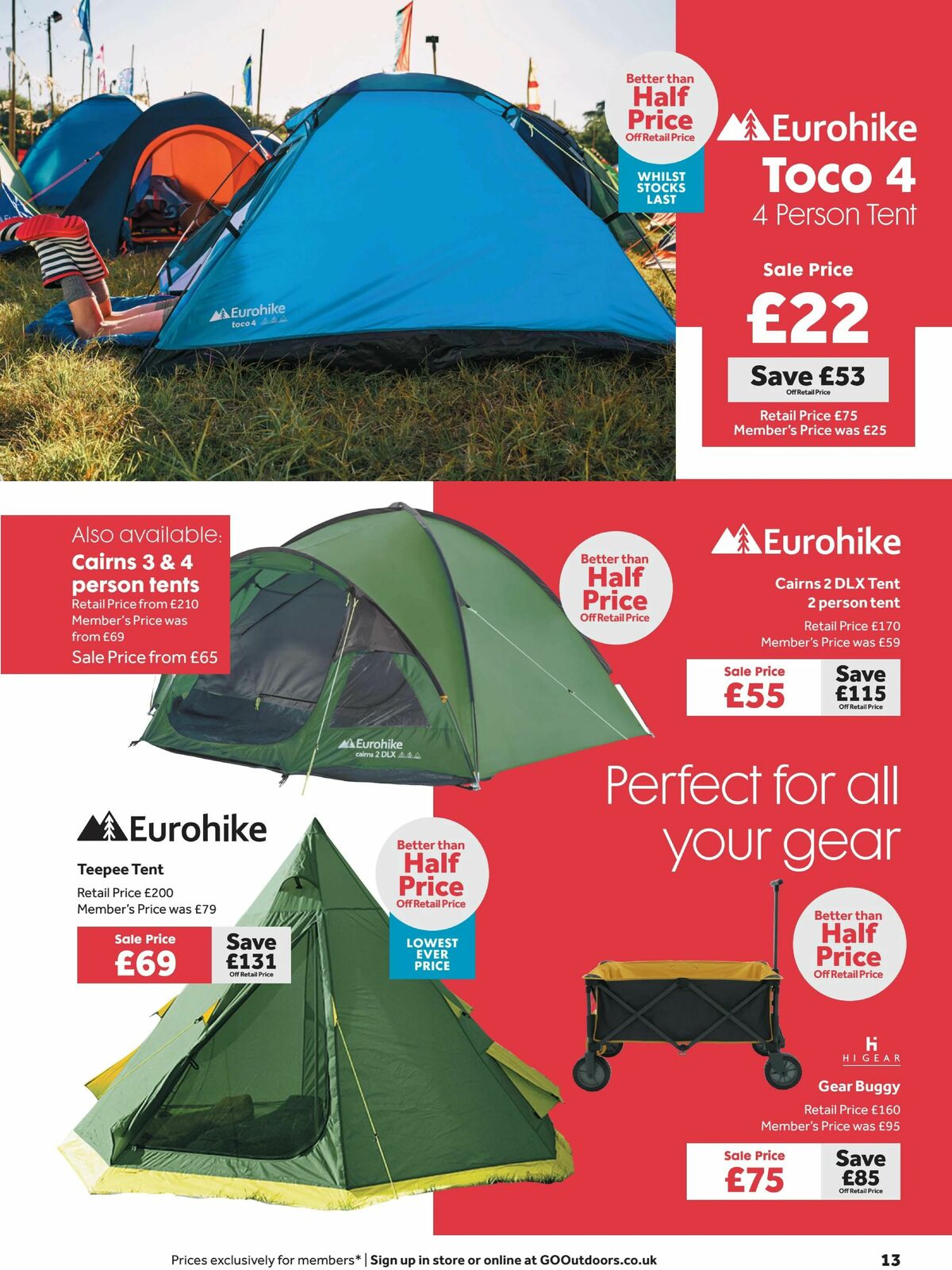 GO Outdoors Offers from 23 July