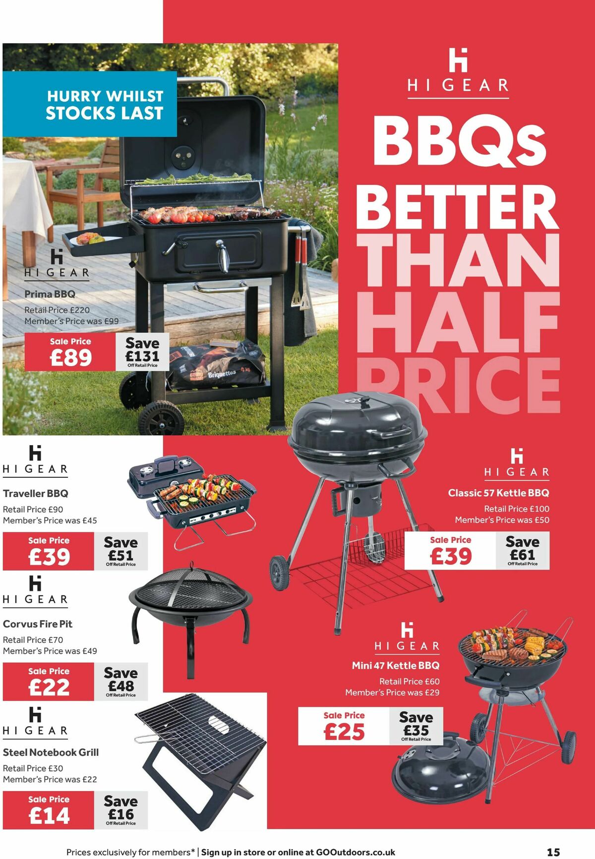 GO Outdoors Offers from 23 July