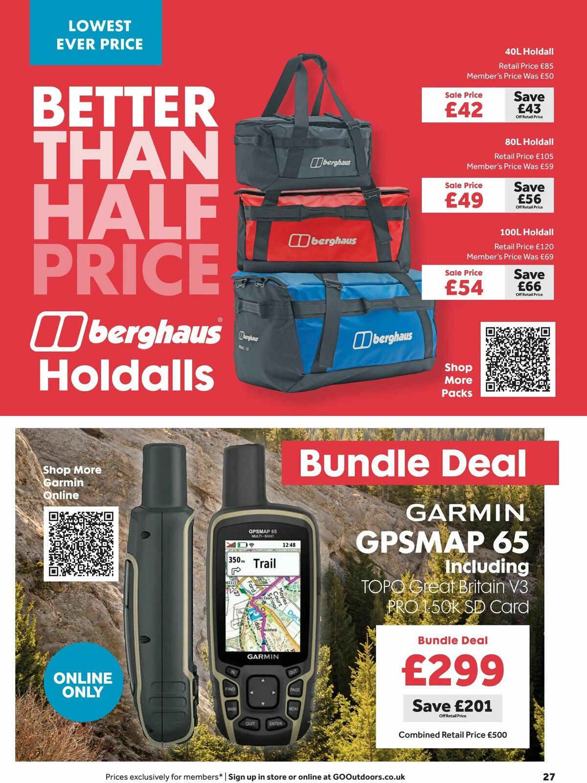 GO Outdoors Offers from 23 July