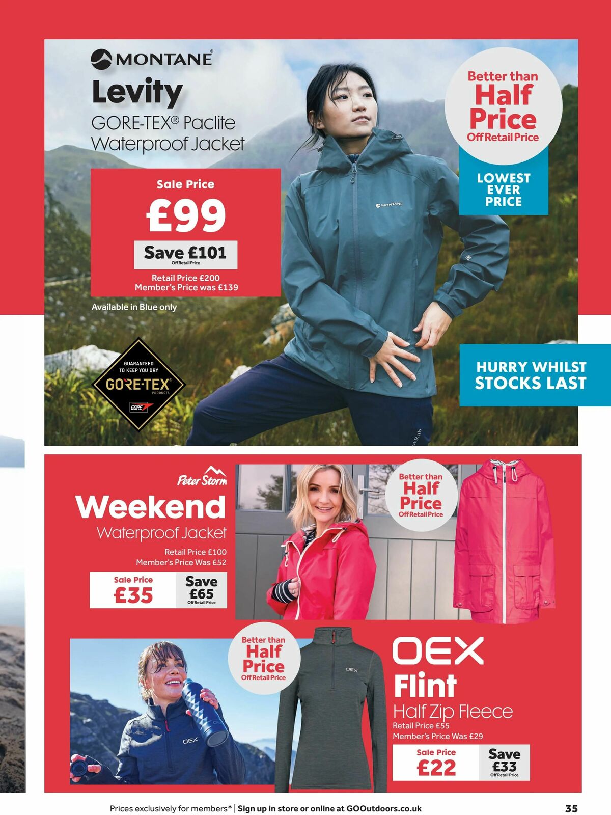 GO Outdoors Offers from 23 July