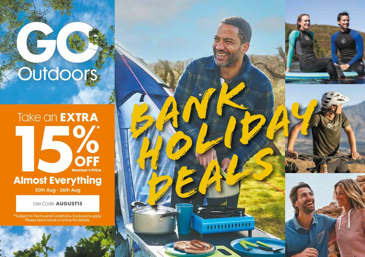 GO Outdoors Offers from 20 August