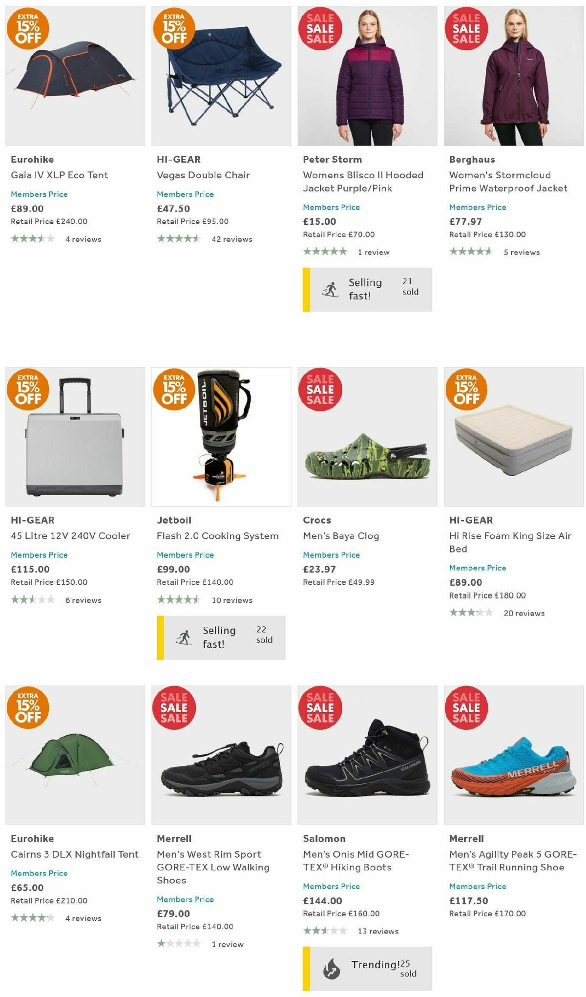 GO Outdoors Offers from 9 September