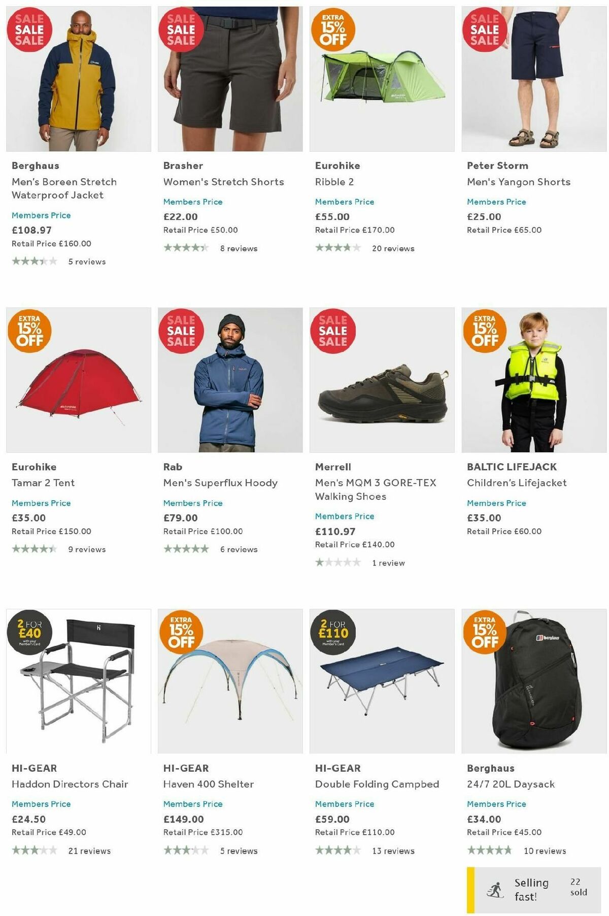 GO Outdoors Offers from 9 September