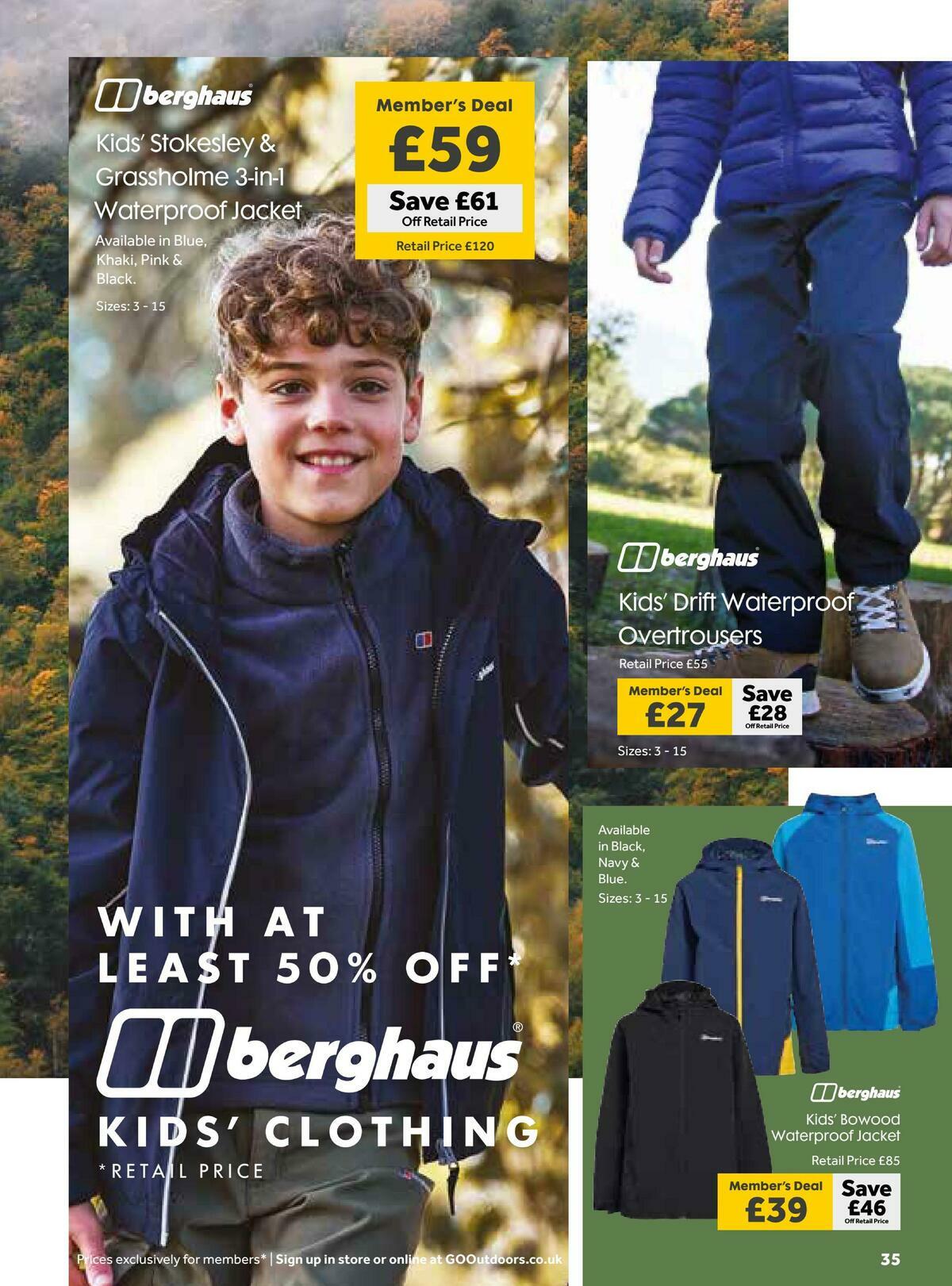 GO Outdoors Offers from 24 September