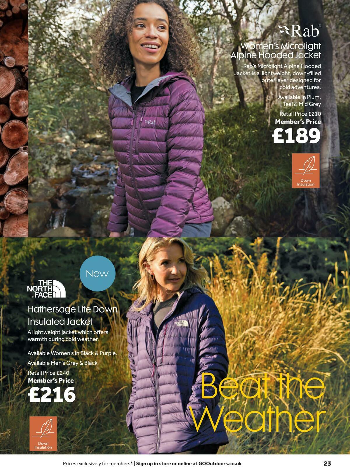 GO Outdoors Offers from 21 October