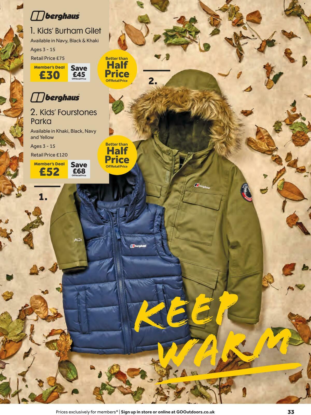 GO Outdoors Offers from 21 October