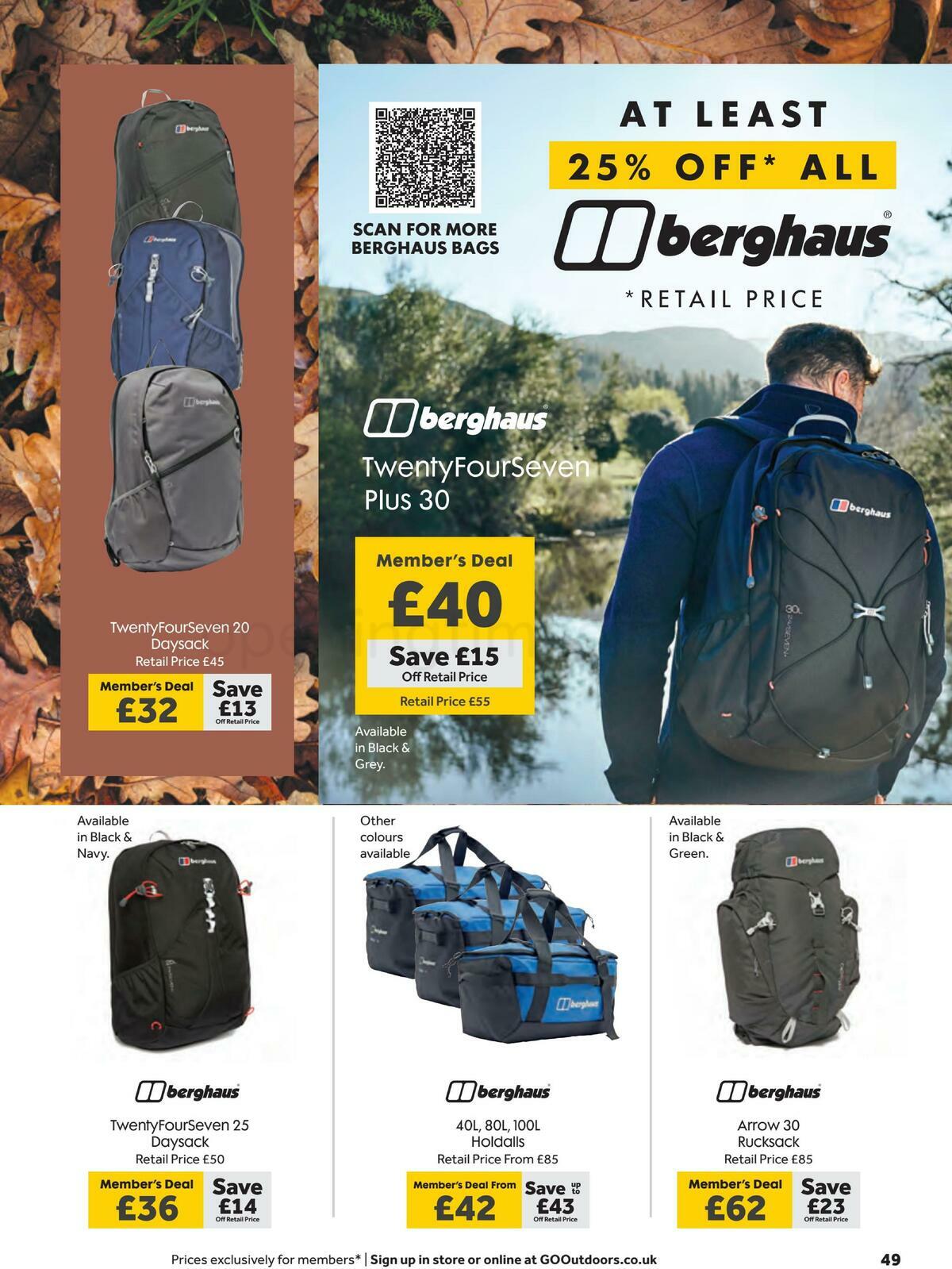 GO Outdoors Offers from 21 October