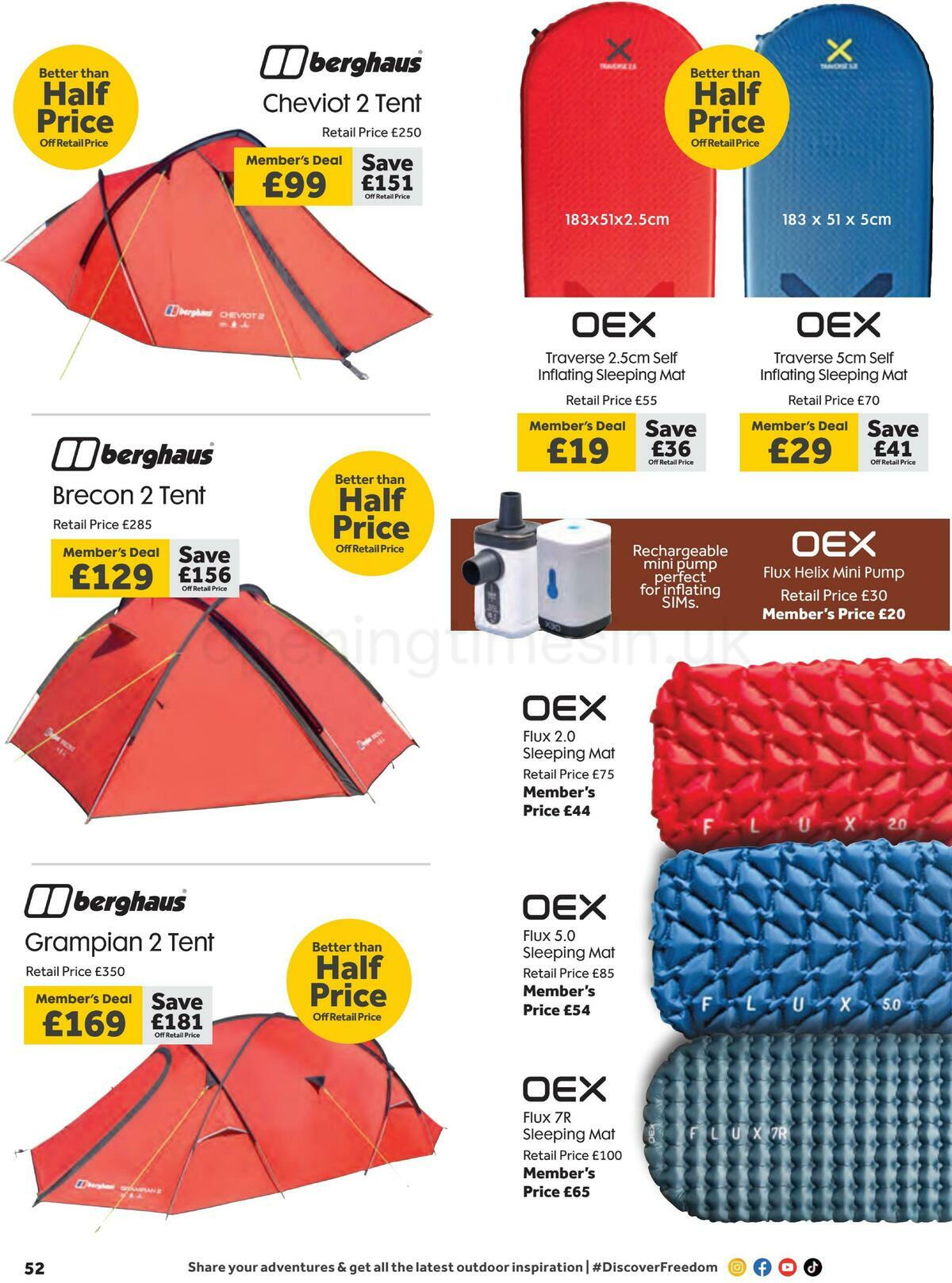 GO Outdoors Offers from 21 October