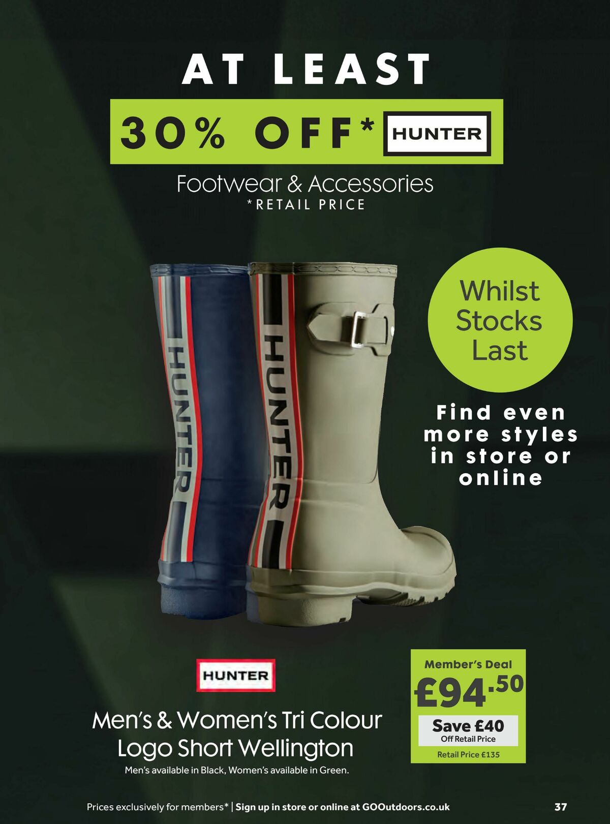 GO Outdoors Offers from 19 November