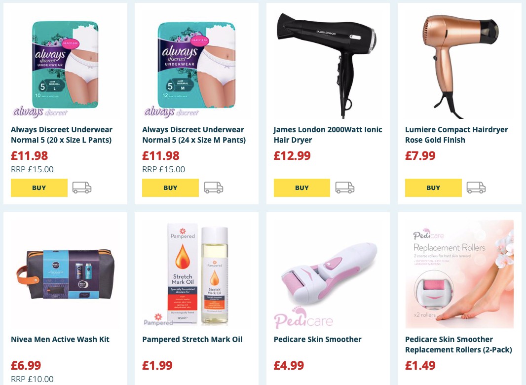 Home Bargains Offers from 29 December