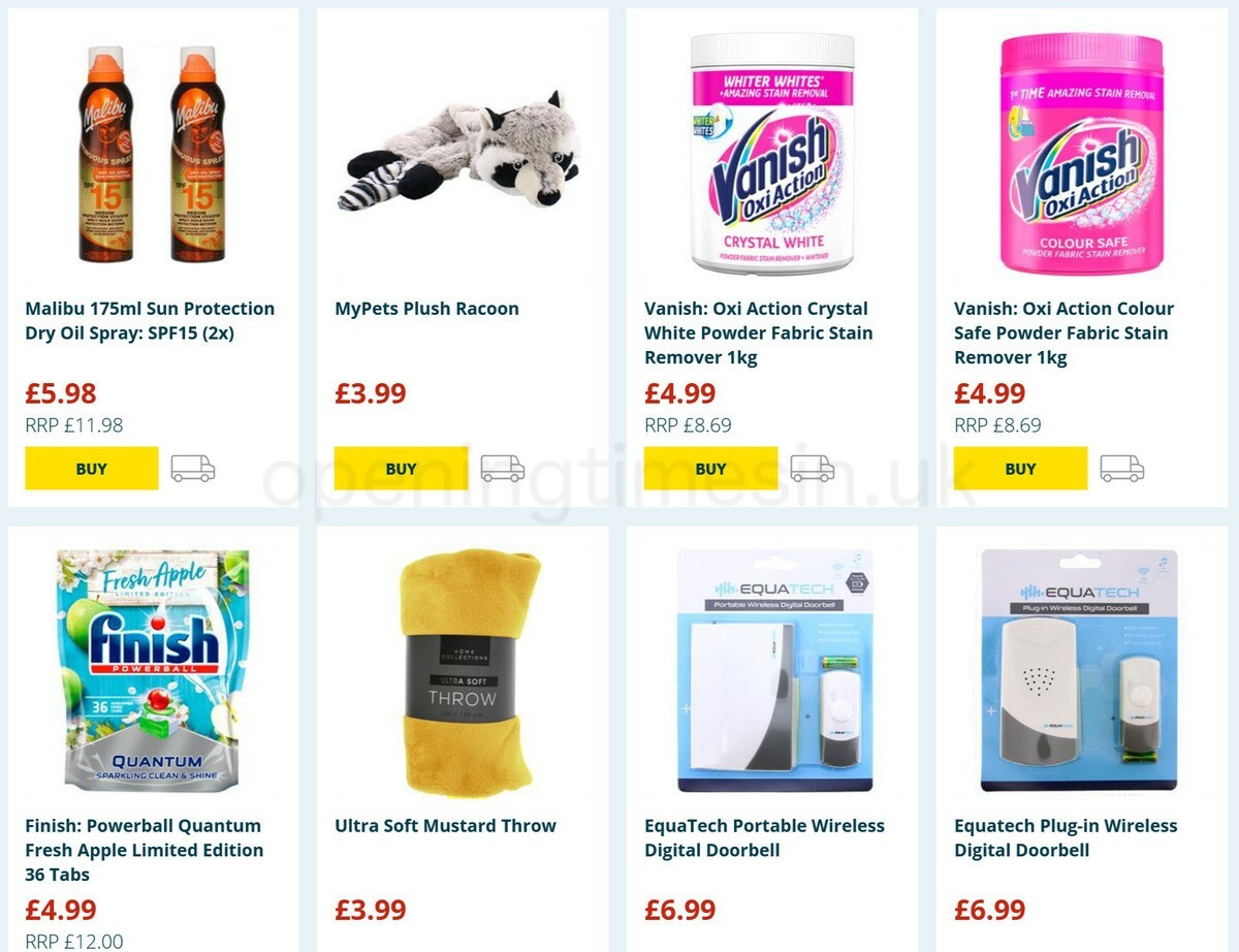Home Bargains Offers from 14 April