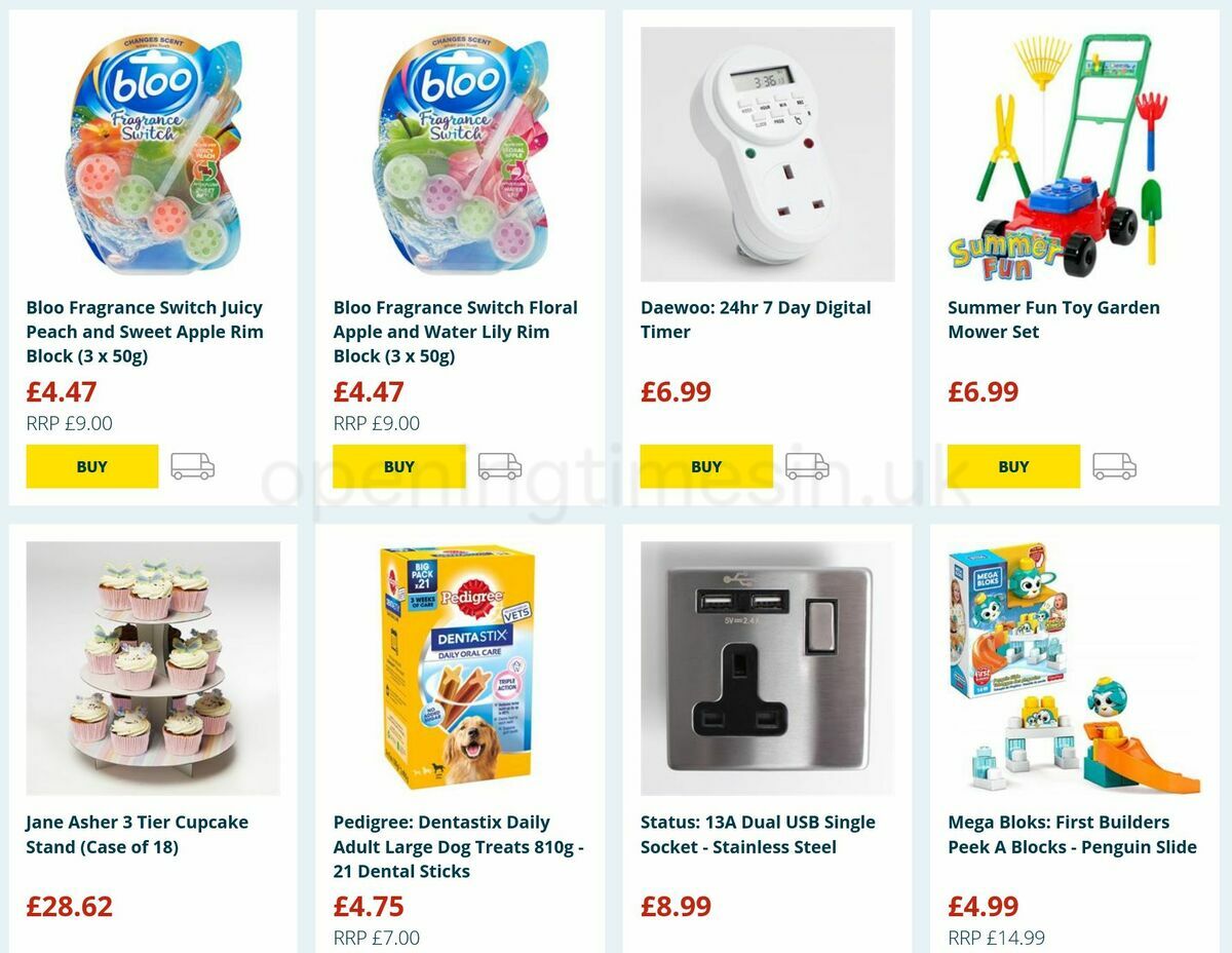 Home Bargains Offers from 4 August