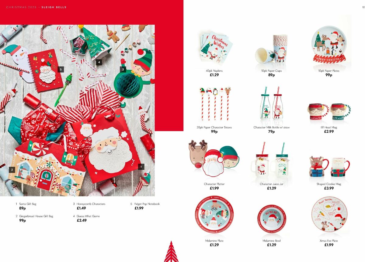 Home Bargains Christmas Lookbook Offers from 9 October