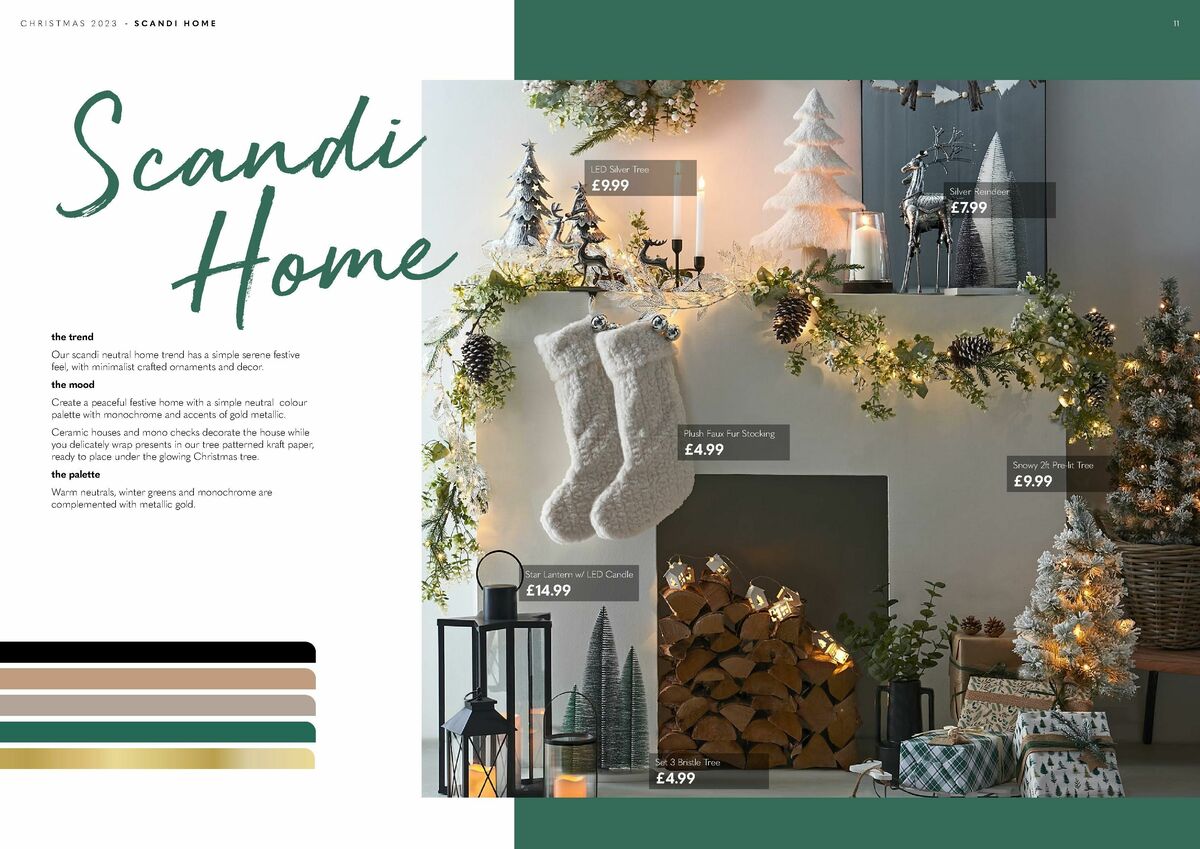 Home Bargains Christmas Lookbook Offers from 9 October