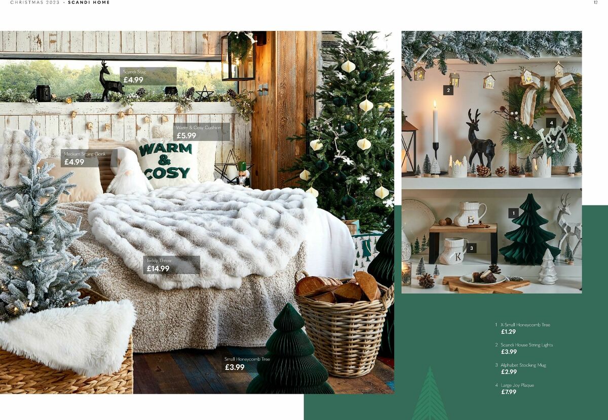 Home Bargains Christmas Lookbook Offers from 9 October