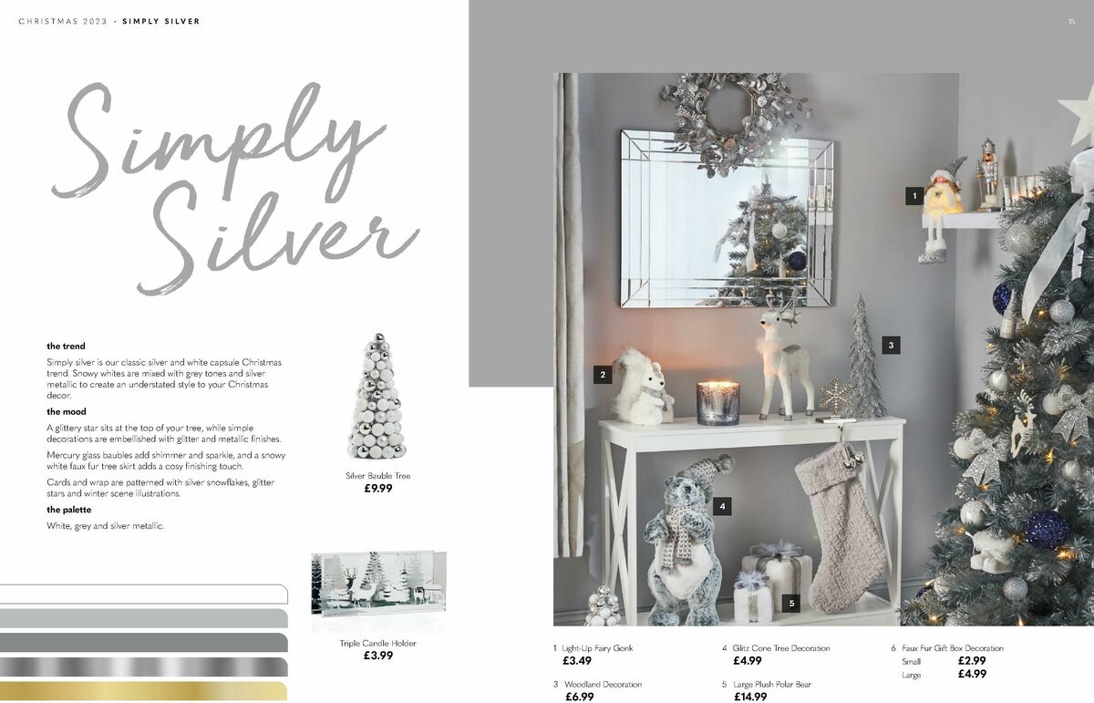 Home Bargains Christmas Lookbook Offers from 9 October