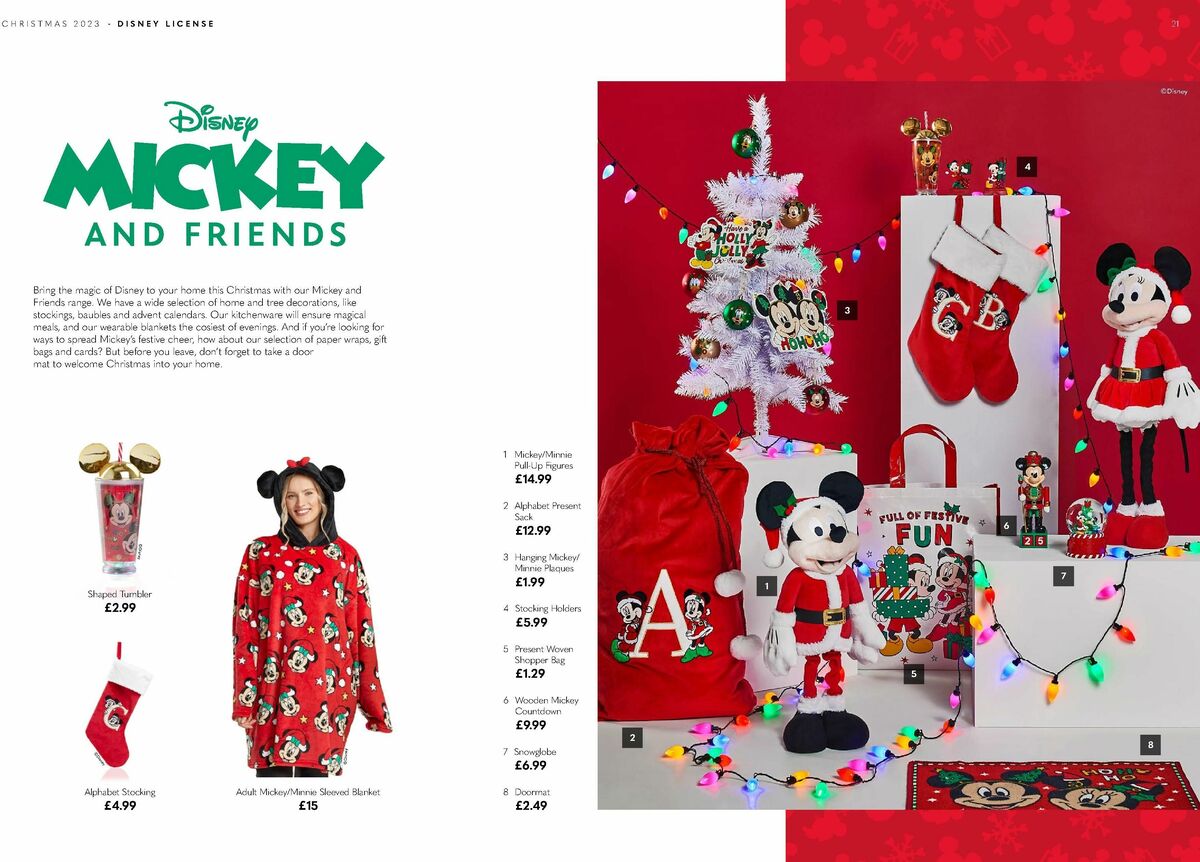 Home Bargains Christmas Lookbook Offers from 9 October