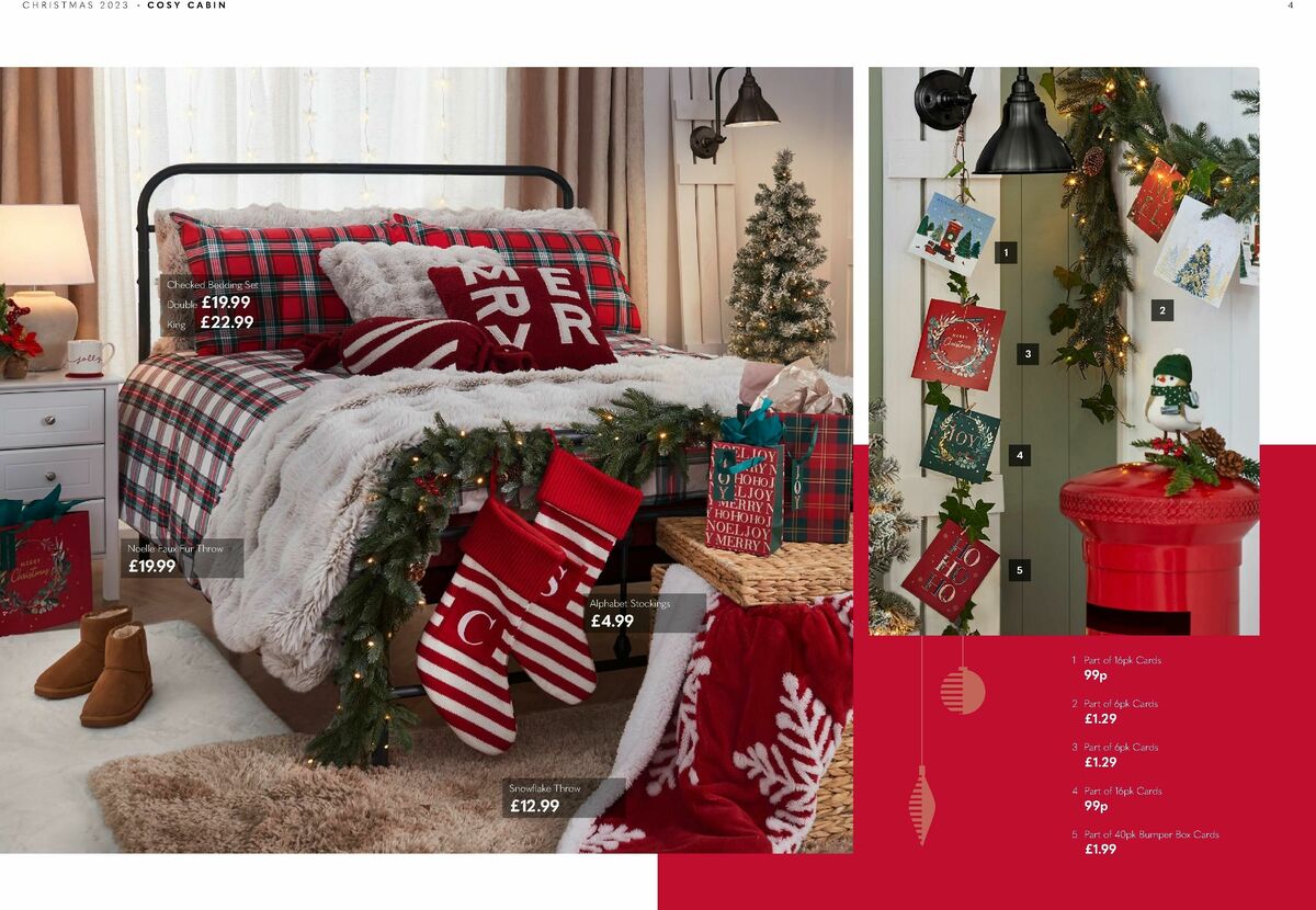 Home Bargains Christmas Lookbook Offers from 9 October