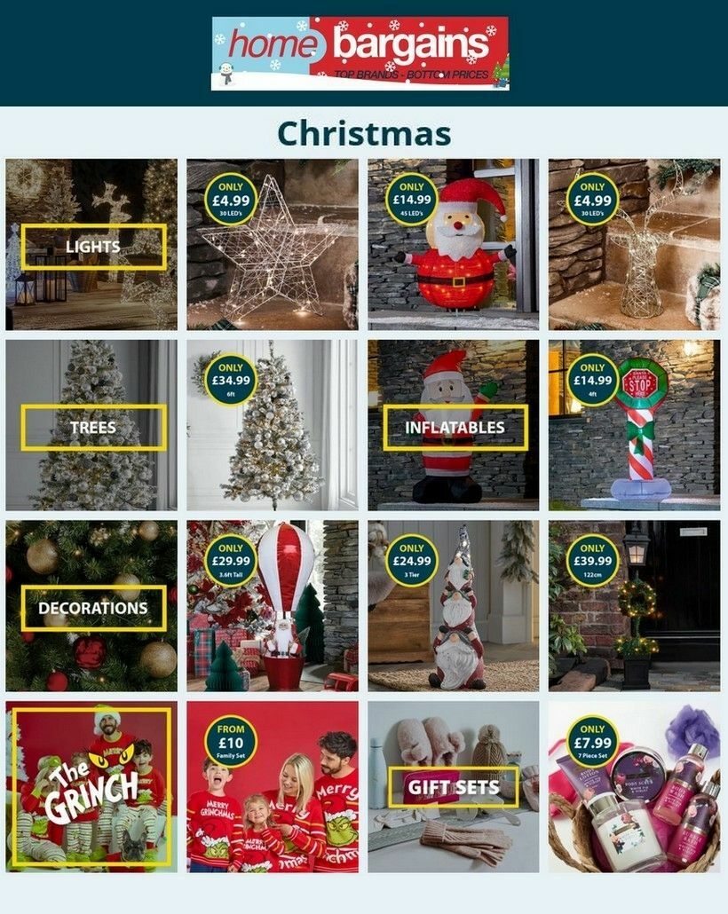 Home Bargains Offers from 5 December