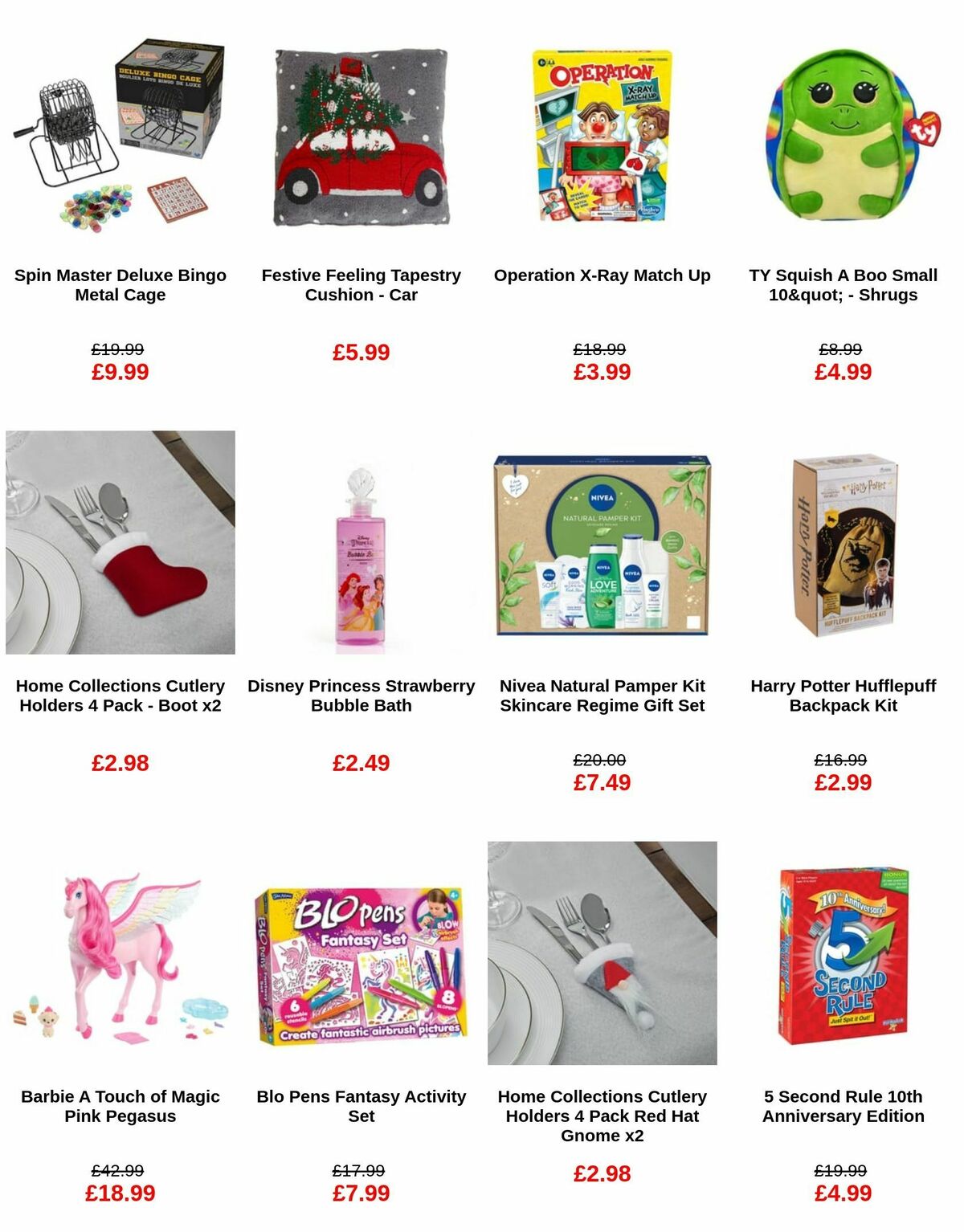 Home Bargains Offers from 5 December