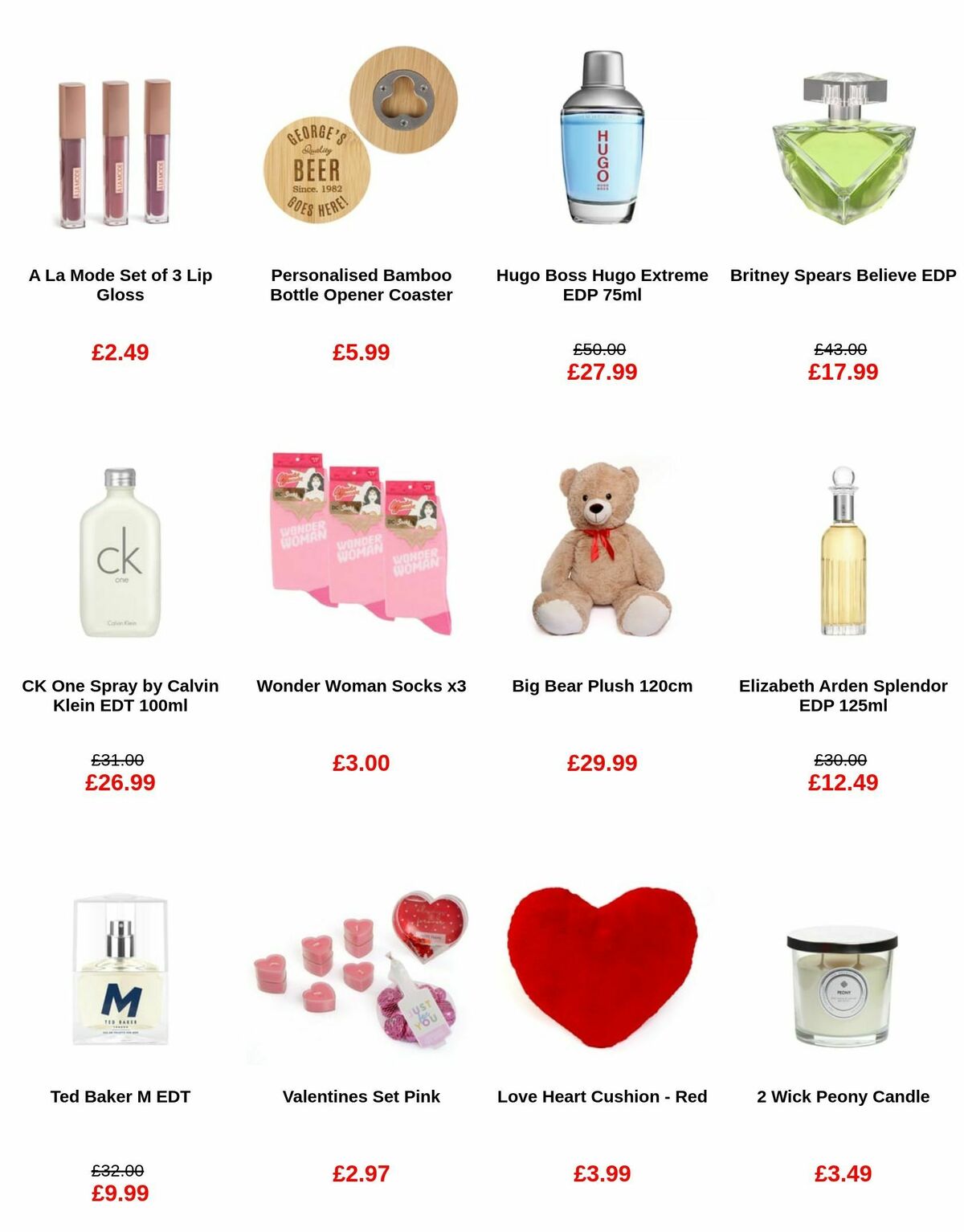 Home Bargains Valentine's Day Offers from 23 January