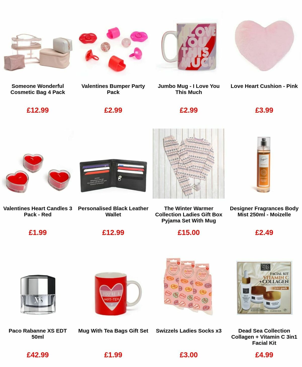 Home Bargains Valentine's Day Offers from 23 January