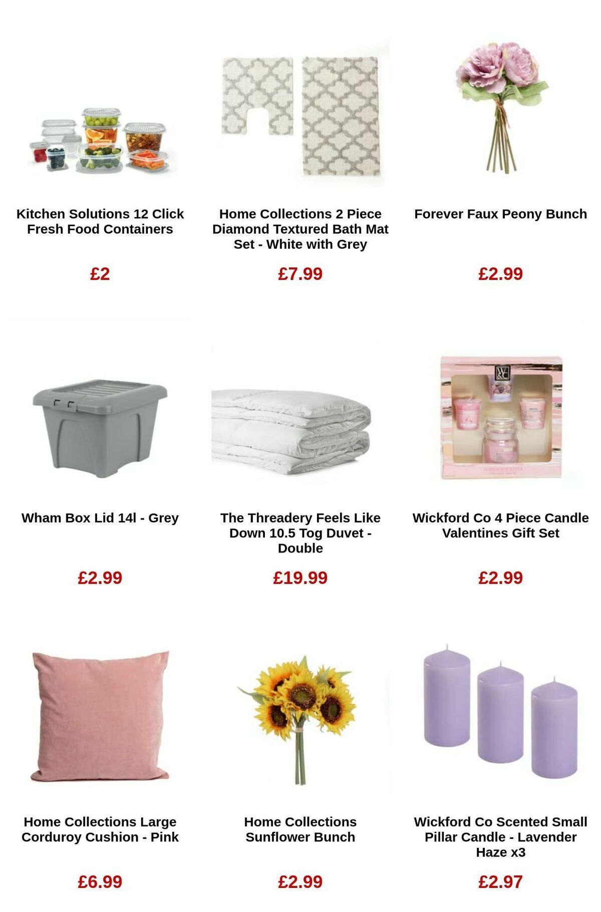 Home Bargains Offers from 13 February