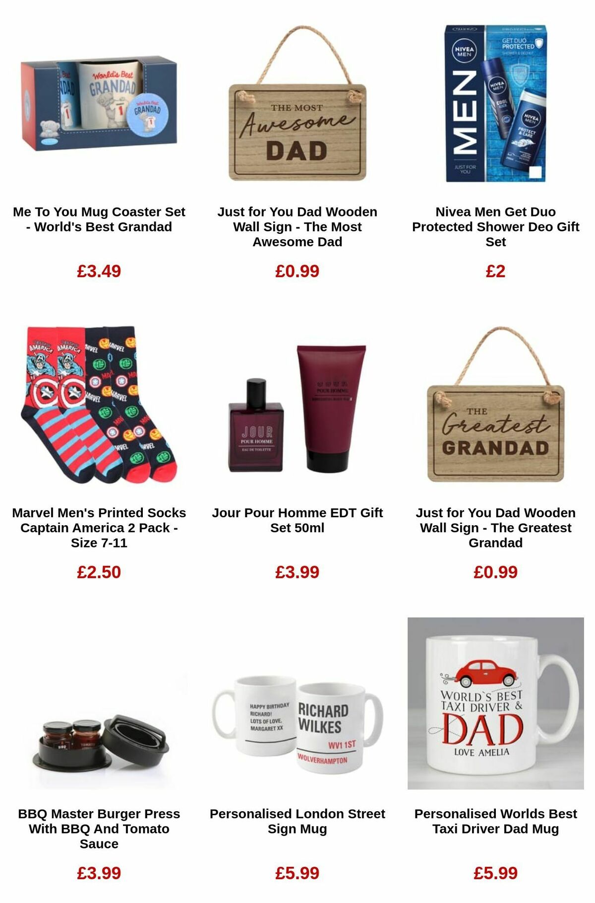 Home Bargains Father's Day Offers from 1 June