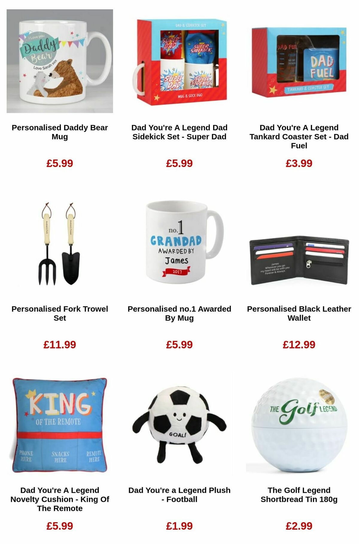 Home Bargains Father's Day Offers from 1 June